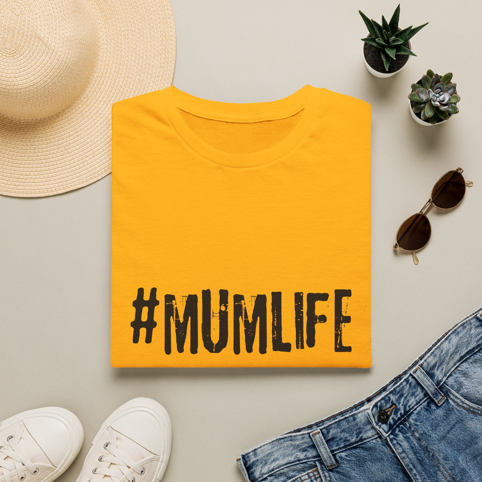 #MumLife T‑Shirt — Funny Mom Graphic Tee for Mother's Day & Everyday Wear