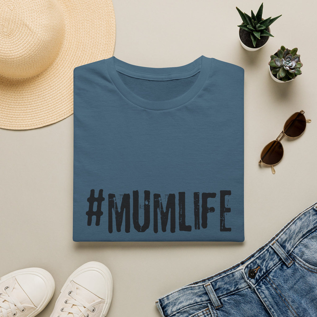 #MumLife T‑Shirt — Funny Mom Graphic Tee for Mother's Day & Everyday Wear