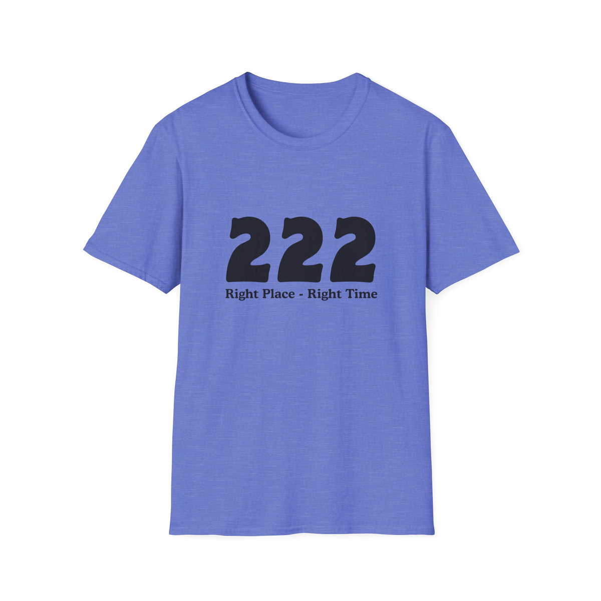 222 Right Place Right Time T-Shirt — Angel Number 222 Spiritual Tee