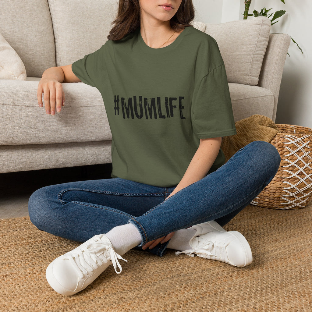 #MumLife T‑Shirt — Funny Mom Graphic Tee for Mother's Day & Everyday Wear