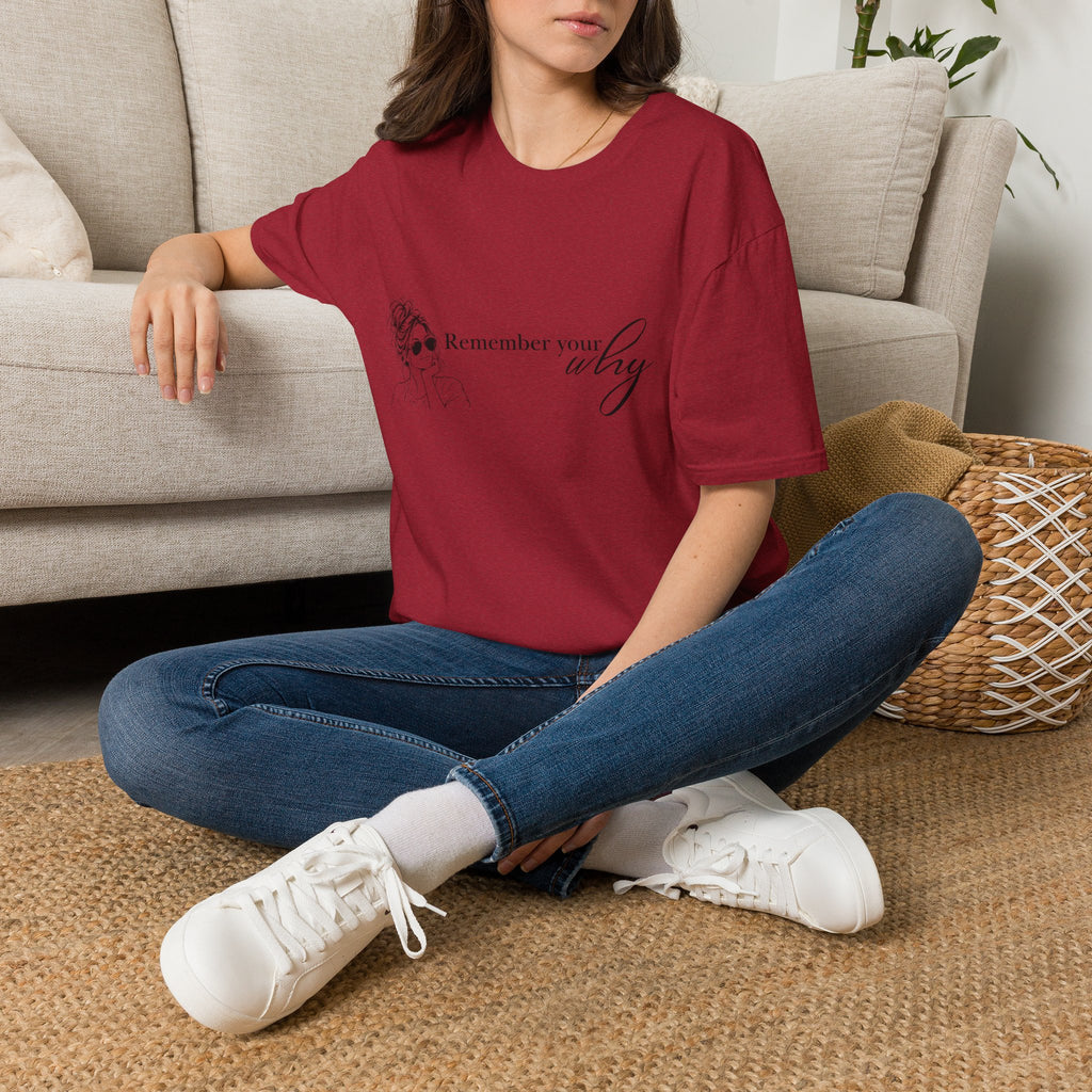 Remember Your Why T-Shirt — Inspirational Graphic Tee