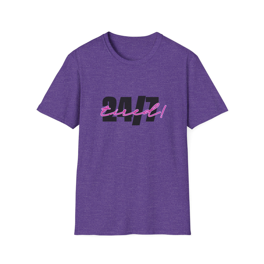 T-Shirt — "24/7 Tired" Graphic Tee