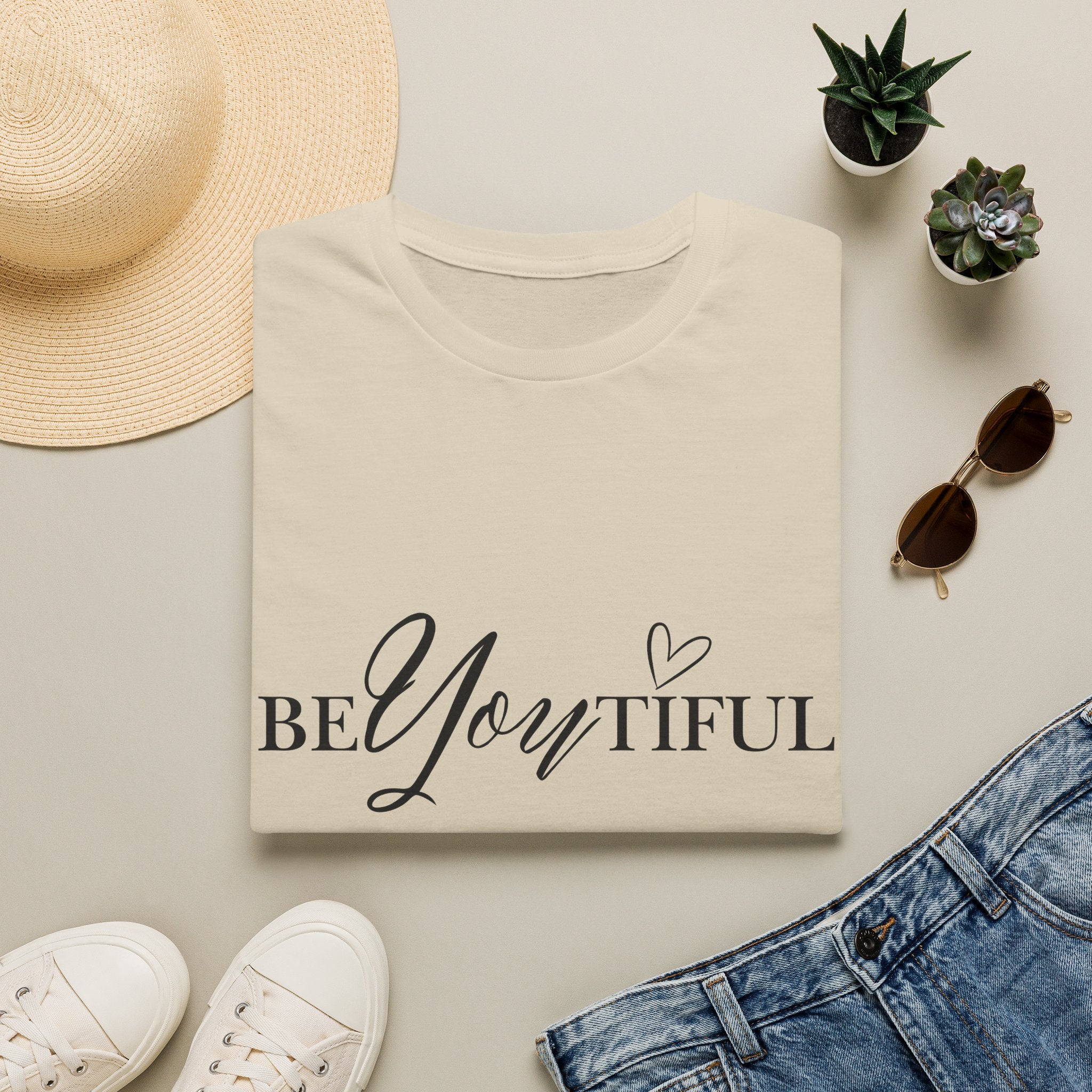 BeYoutiful Graphic Tee — 'BeYoutiful' Inspirational Women's T-Shirt