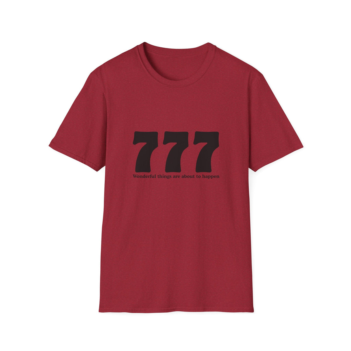 777 Lucky Number T-Shirt — Positive Vibes Graphic Tee