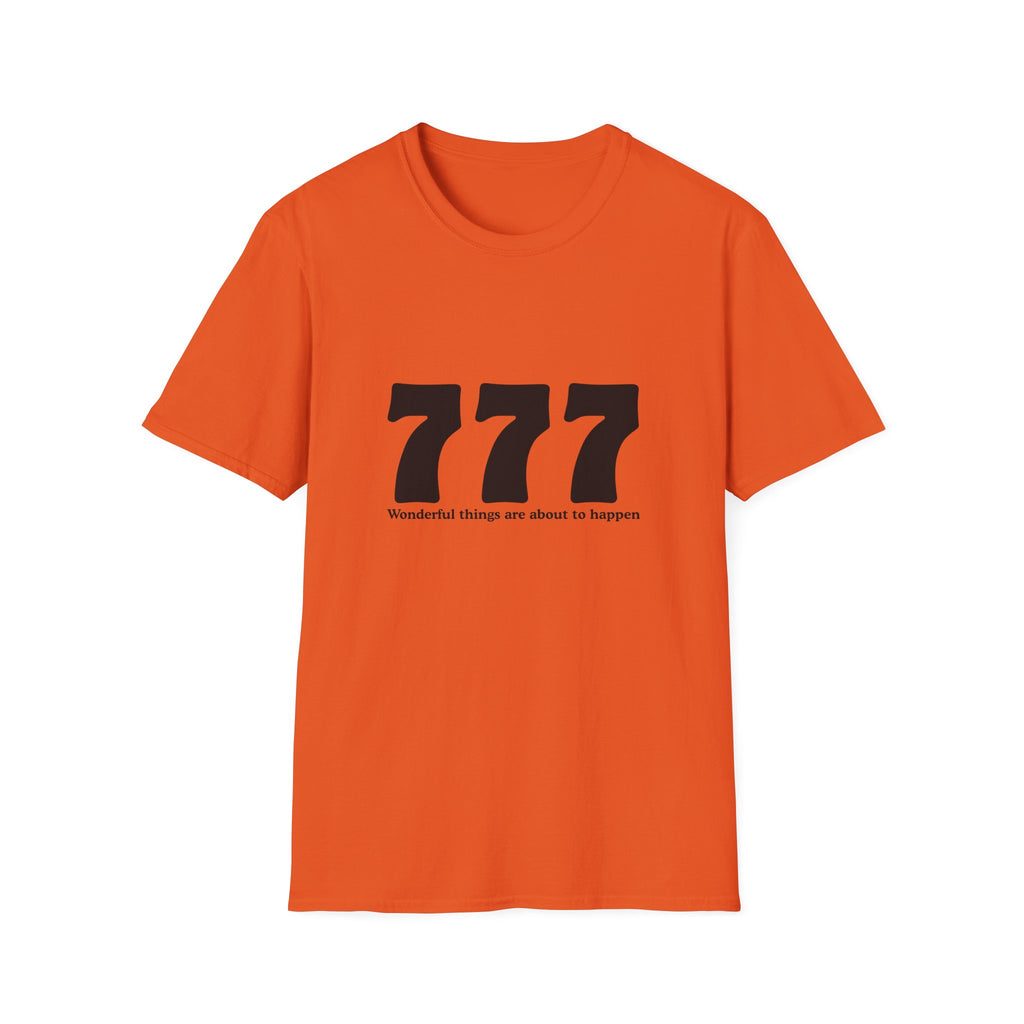 777 Lucky Number T-Shirt — Positive Vibes Graphic Tee