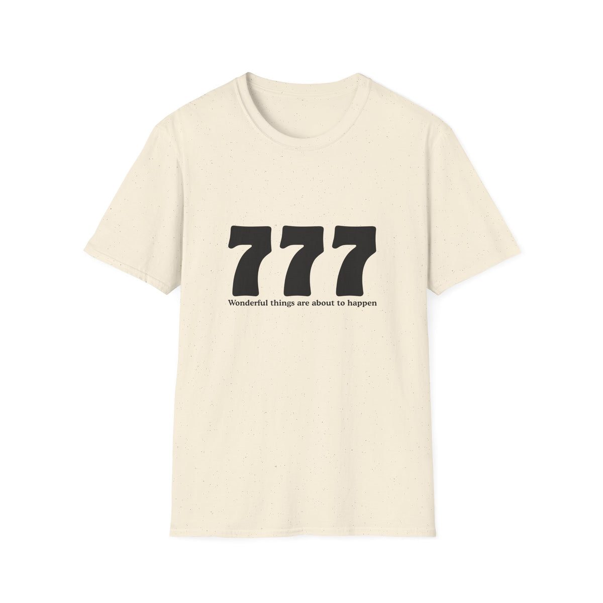777 Lucky Number T-Shirt — Positive Vibes Graphic Tee