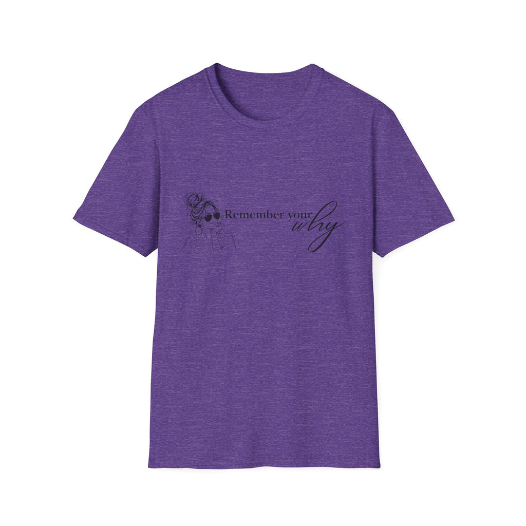 Remember Your Why T-Shirt — Inspirational Graphic Tee