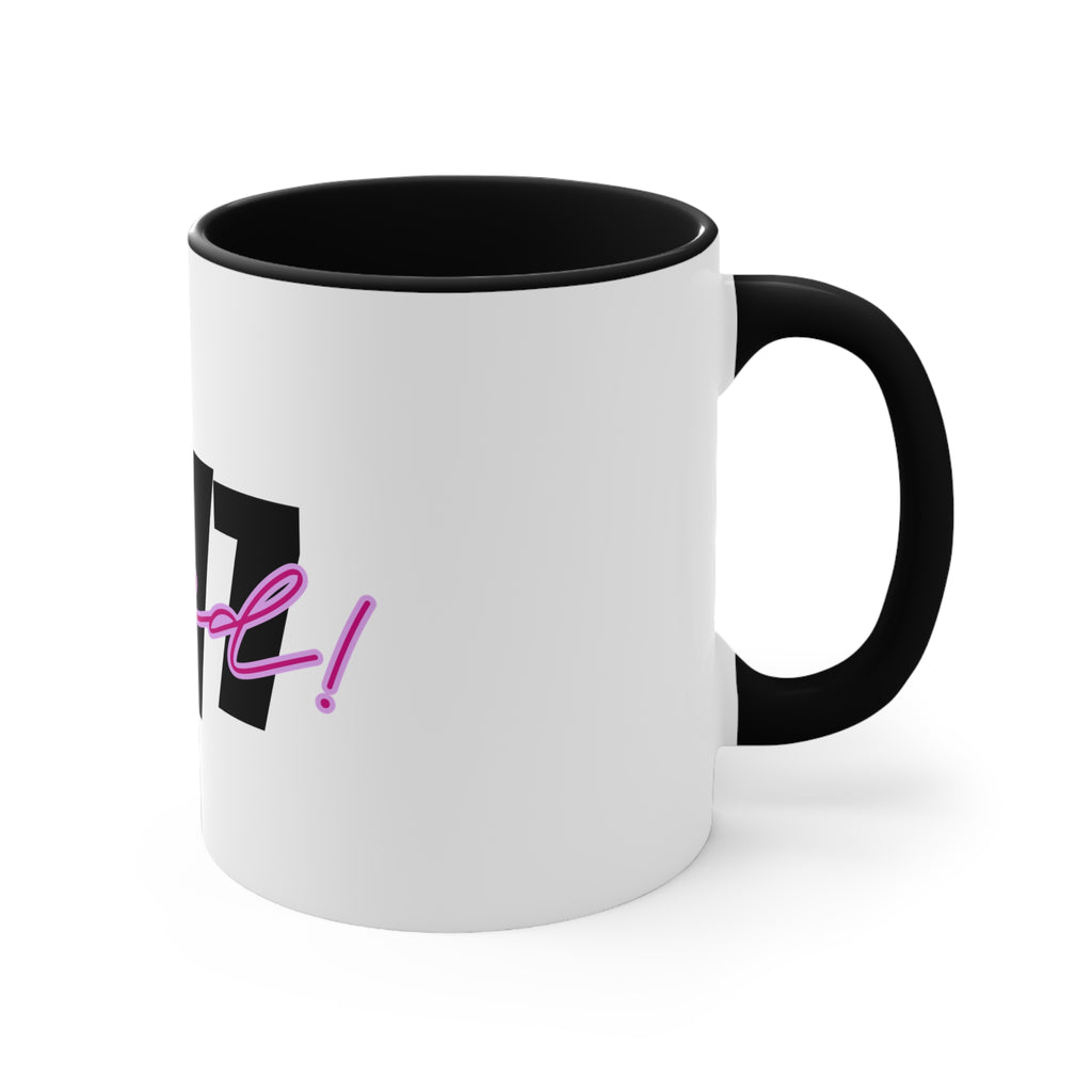 24/7 Tired Coffee Mug — Retro Script Accent 11oz