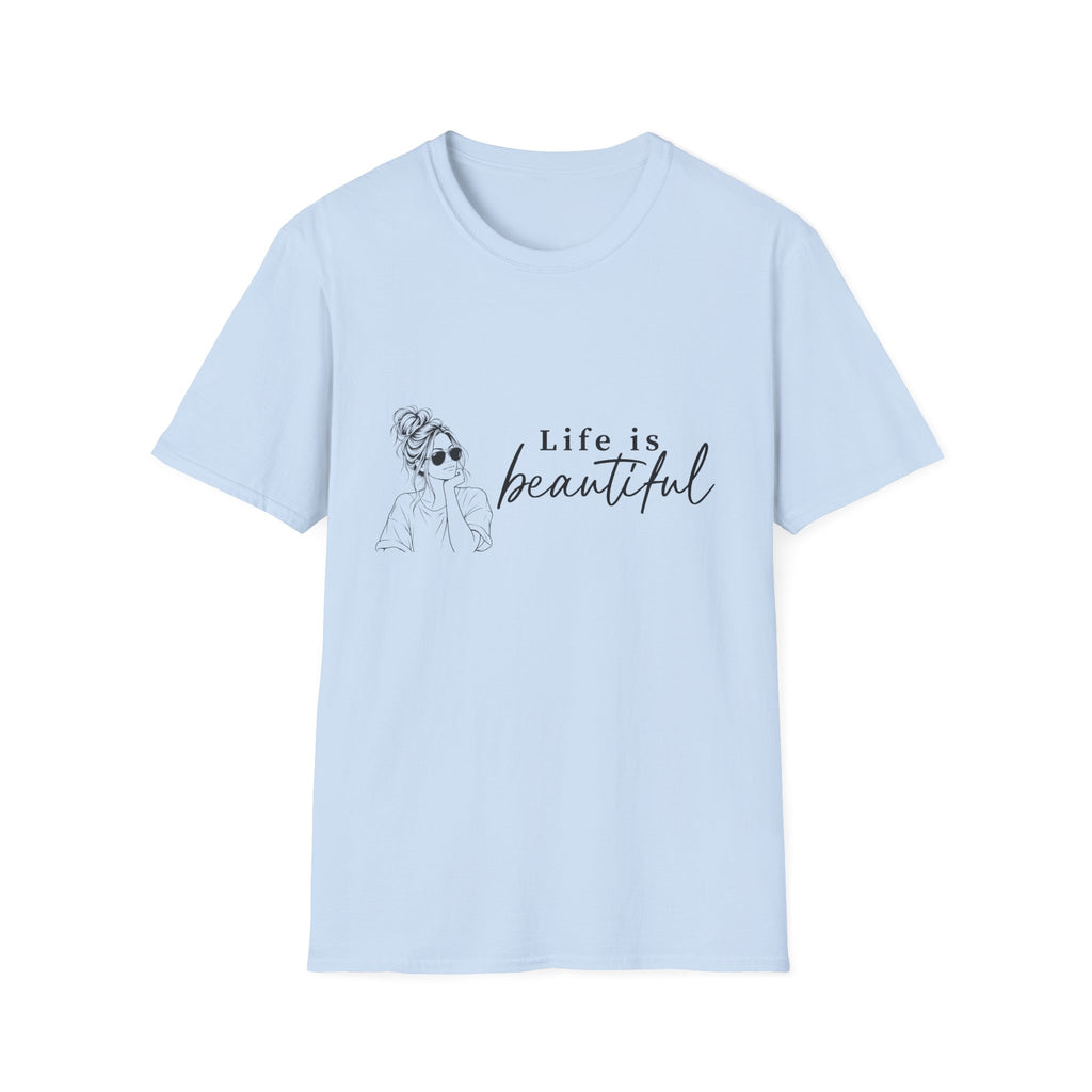 Life Is Beautiful Tee — Woman Graphic T‑Shirt