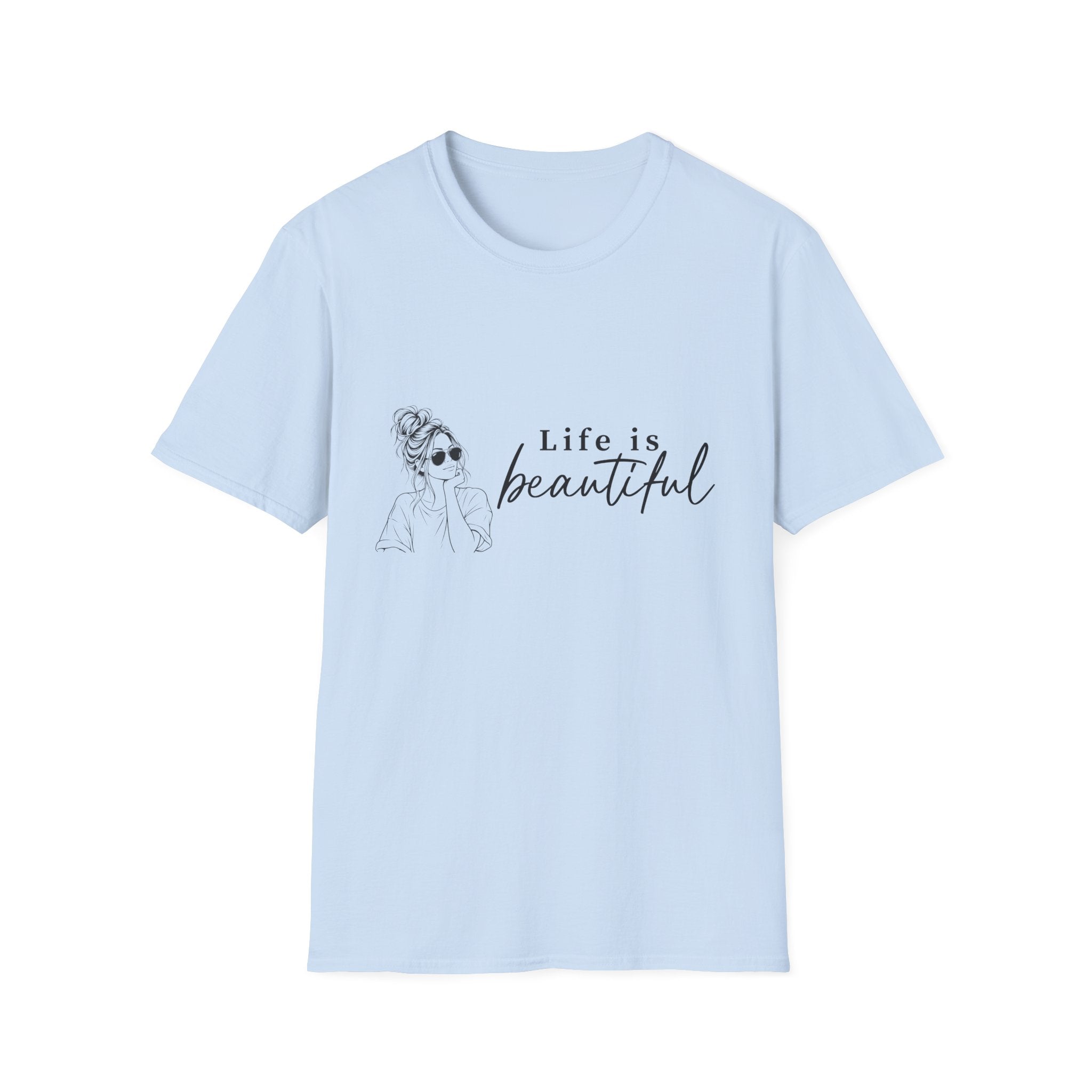 Life Is Beautiful Tee — Woman Graphic T‑Shirt