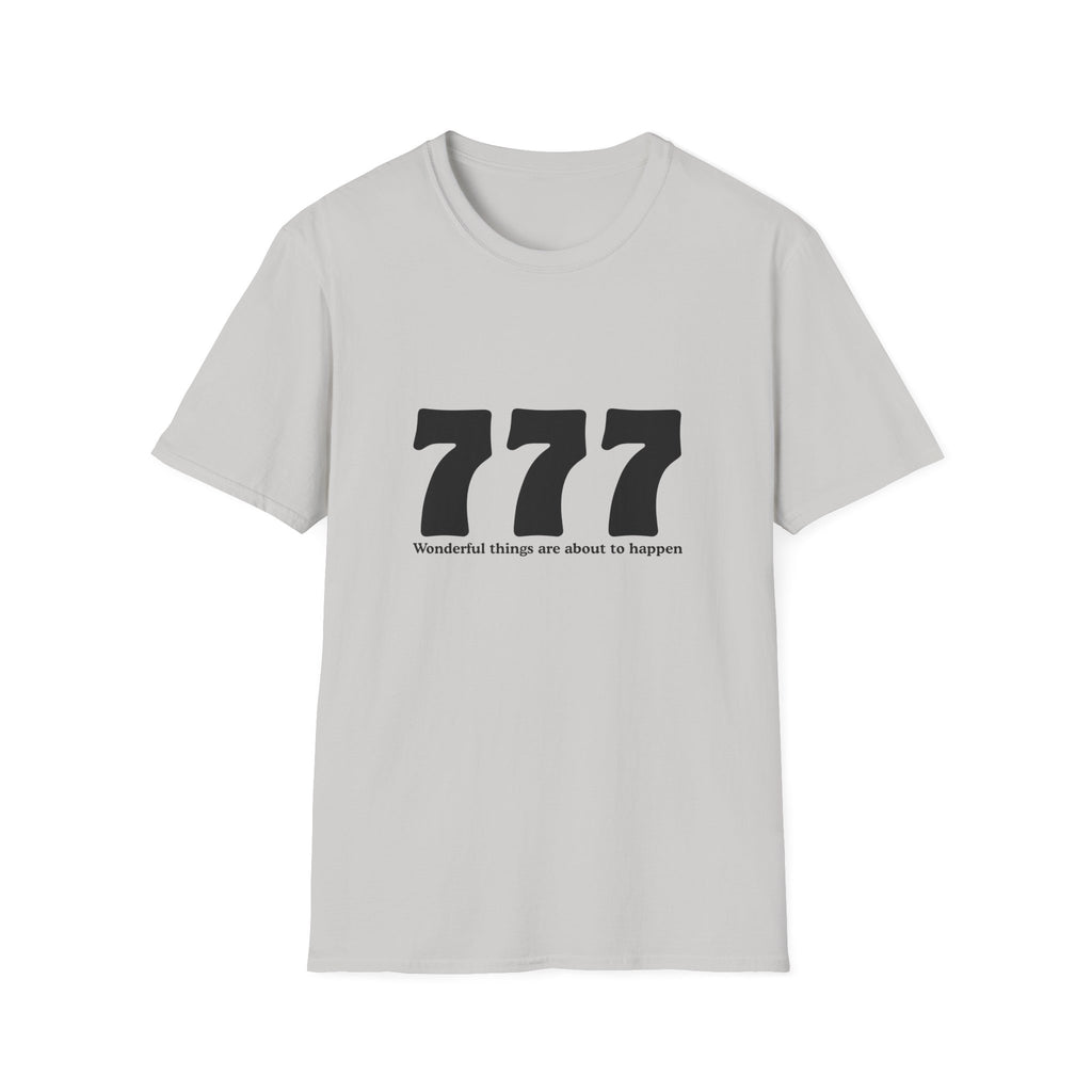 777 Lucky Number T-Shirt — Positive Vibes Graphic Tee