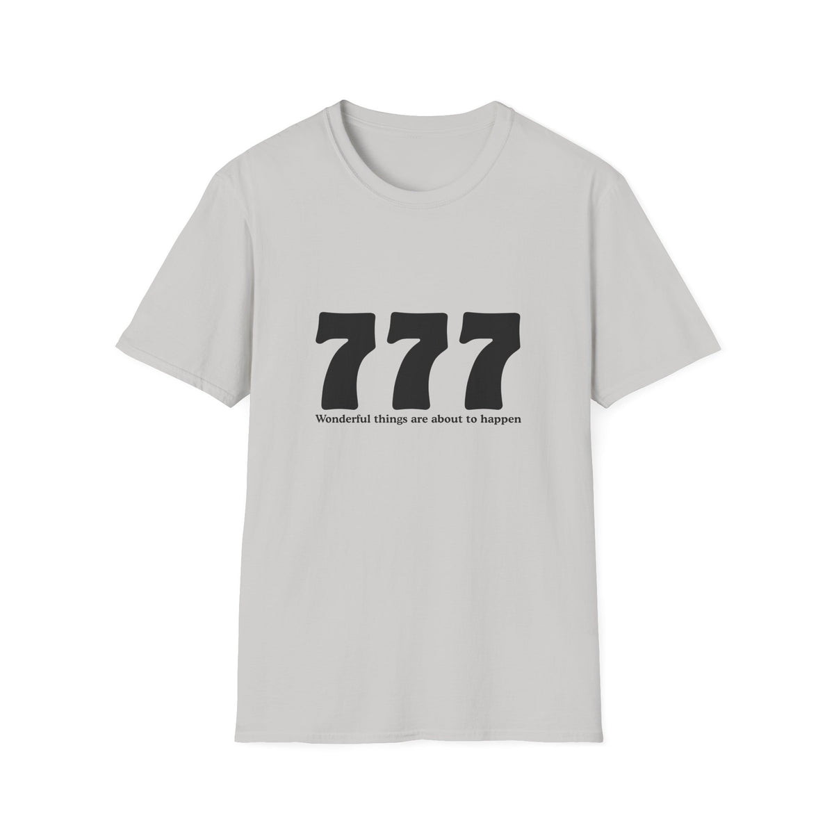 777 Lucky Number T-Shirt — Positive Vibes Graphic Tee