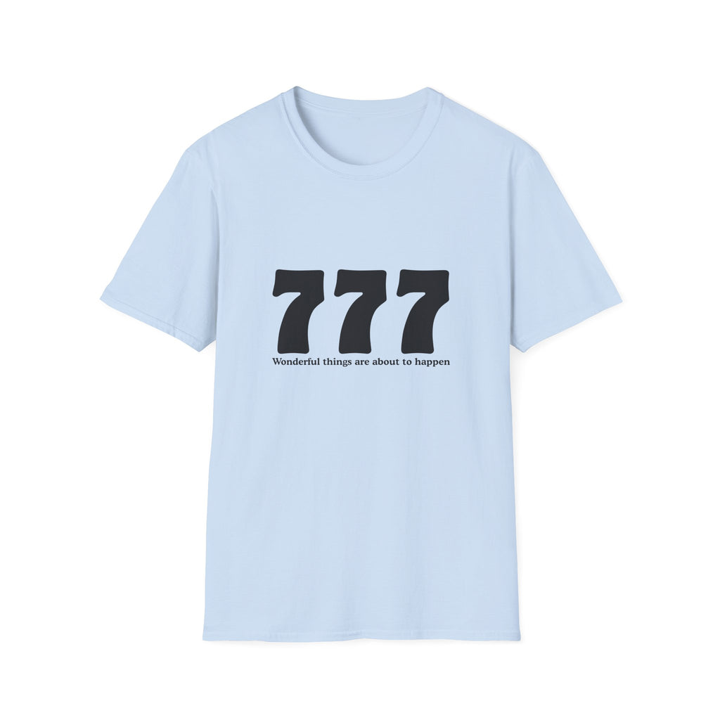777 Lucky Number T-Shirt — Positive Vibes Graphic Tee