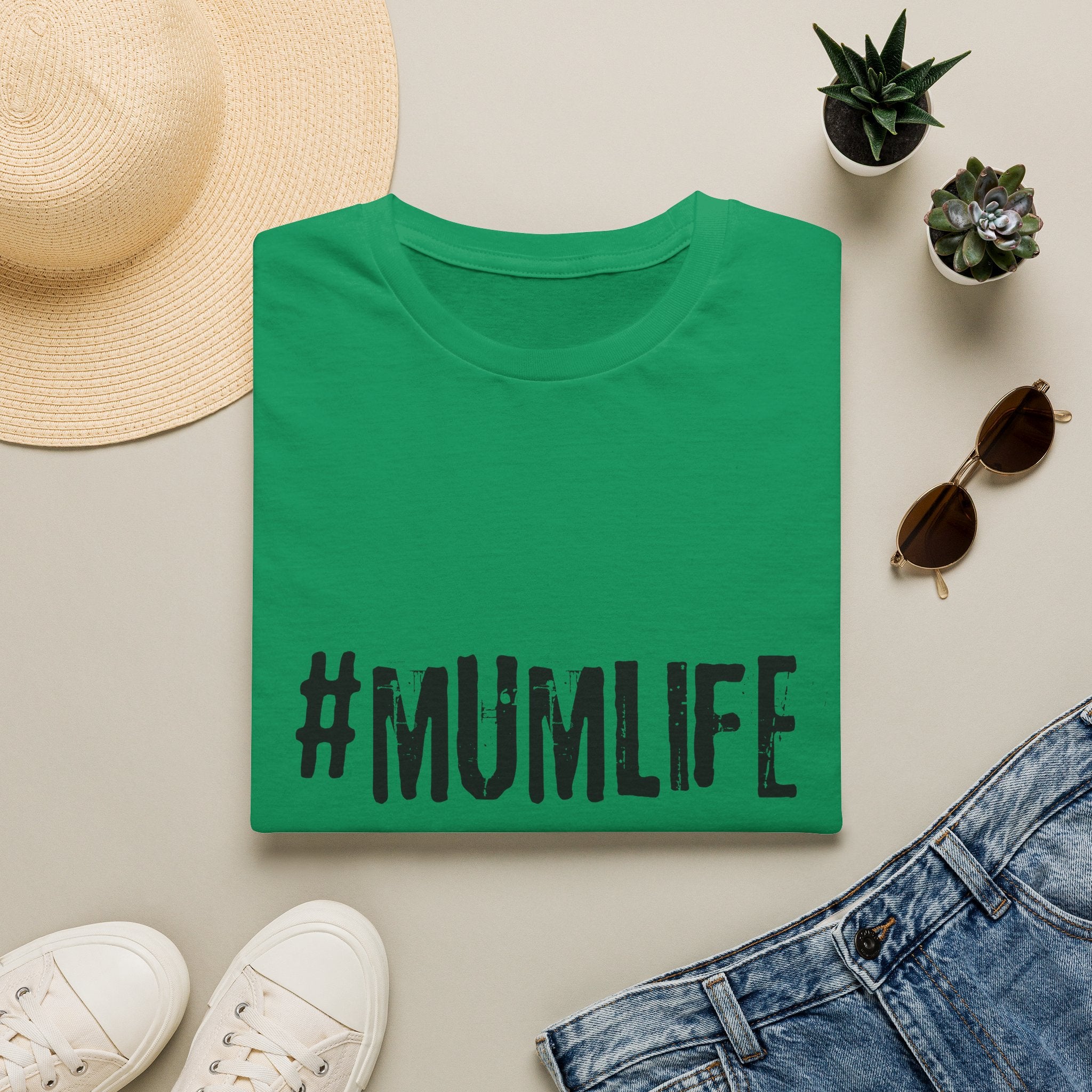 #MumLife T‑Shirt — Funny Mom Graphic Tee for Mother's Day & Everyday Wear