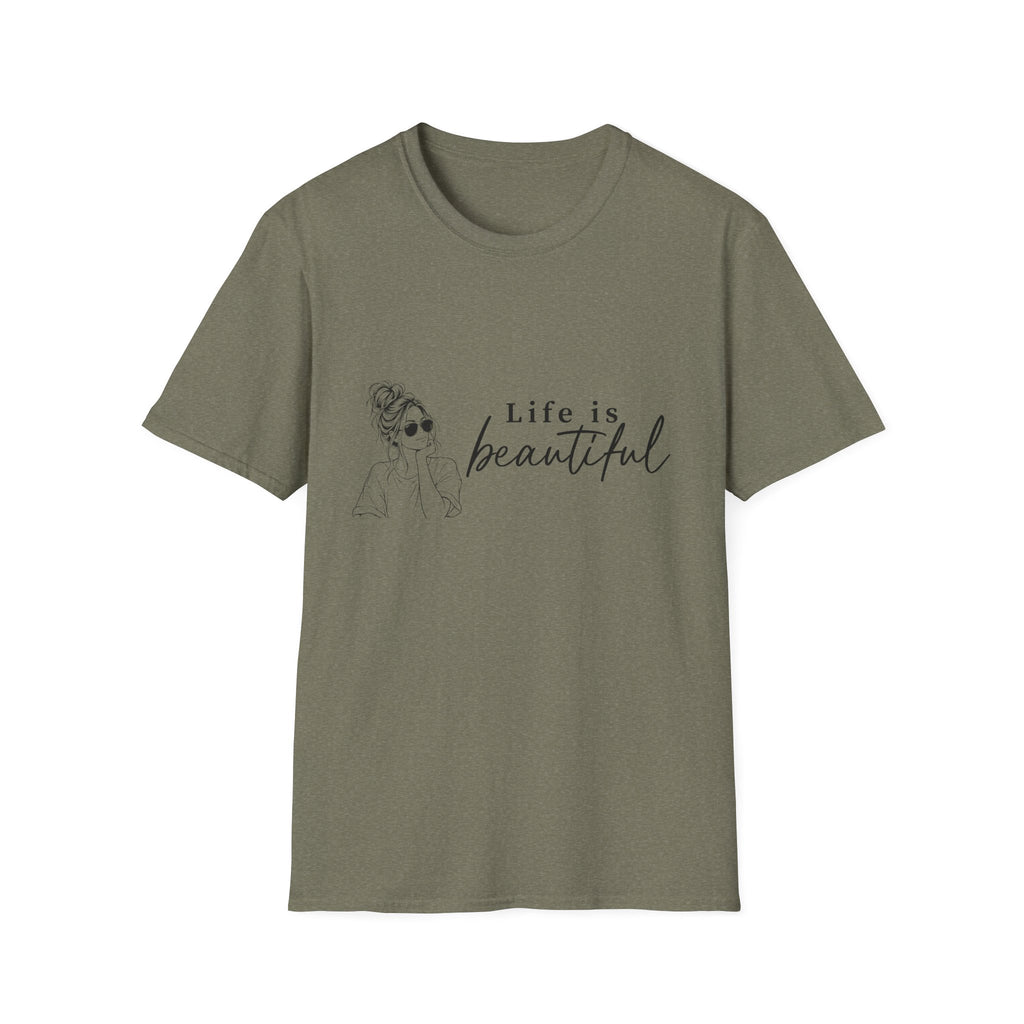 Life Is Beautiful Tee — Woman Graphic T‑Shirt