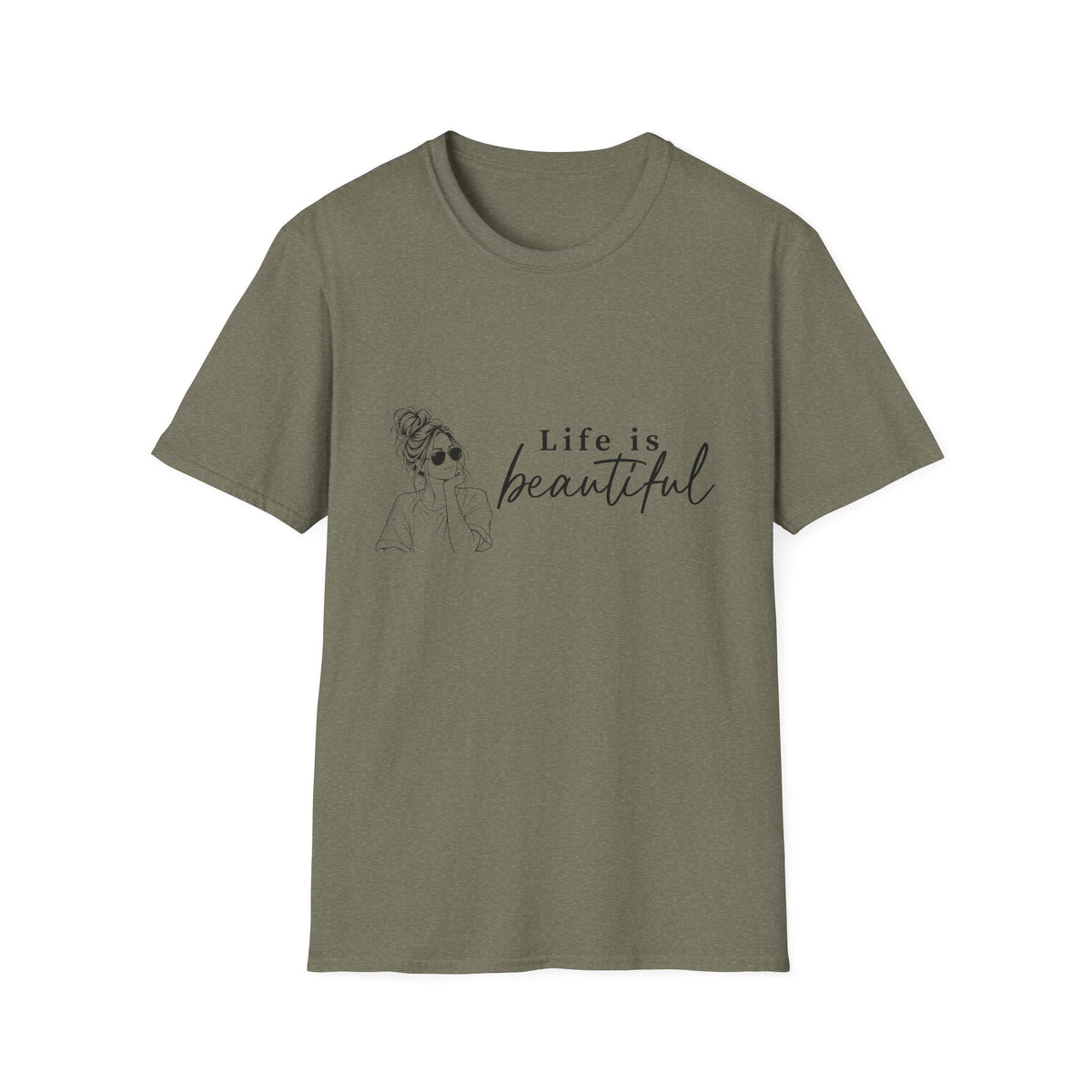 Life Is Beautiful Tee — Woman Graphic T‑Shirt