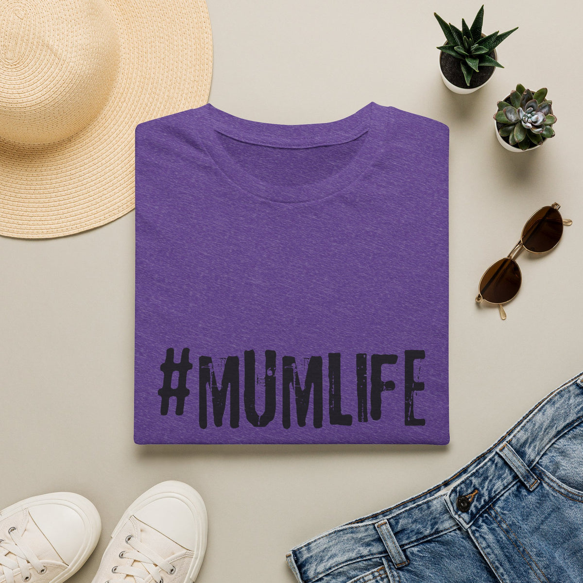 #MumLife T‑Shirt — Funny Mom Graphic Tee for Mother's Day & Everyday Wear