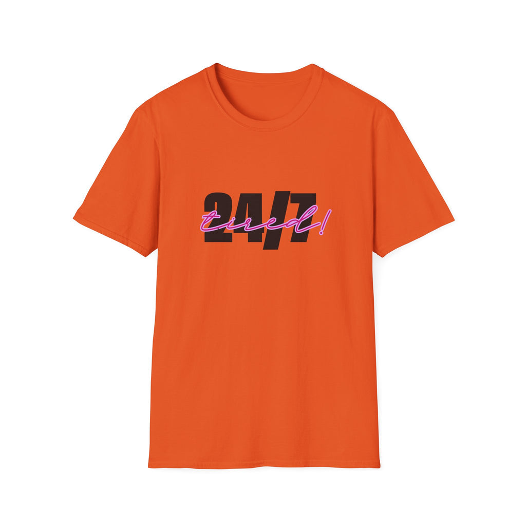 T-Shirt — "24/7 Tired" Graphic Tee