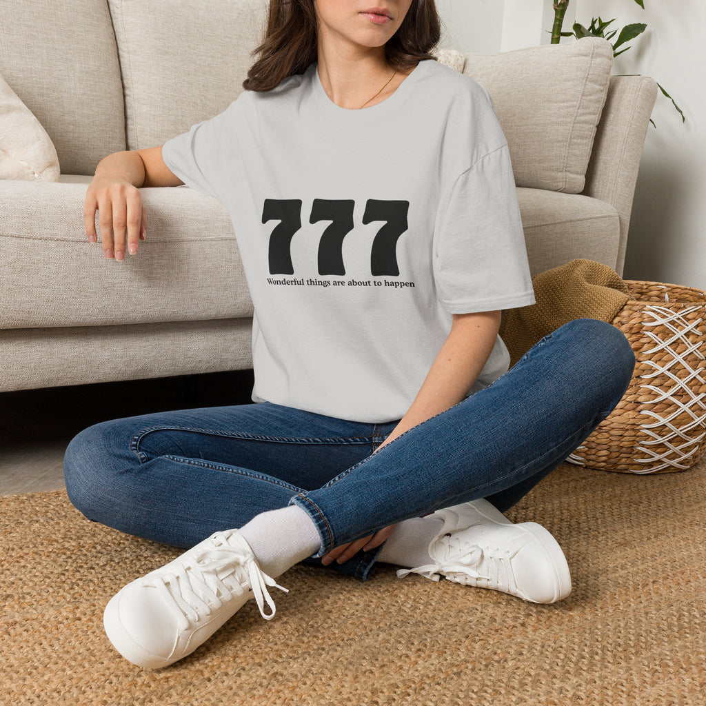 777 Lucky Number T-Shirt — Positive Vibes Graphic Tee