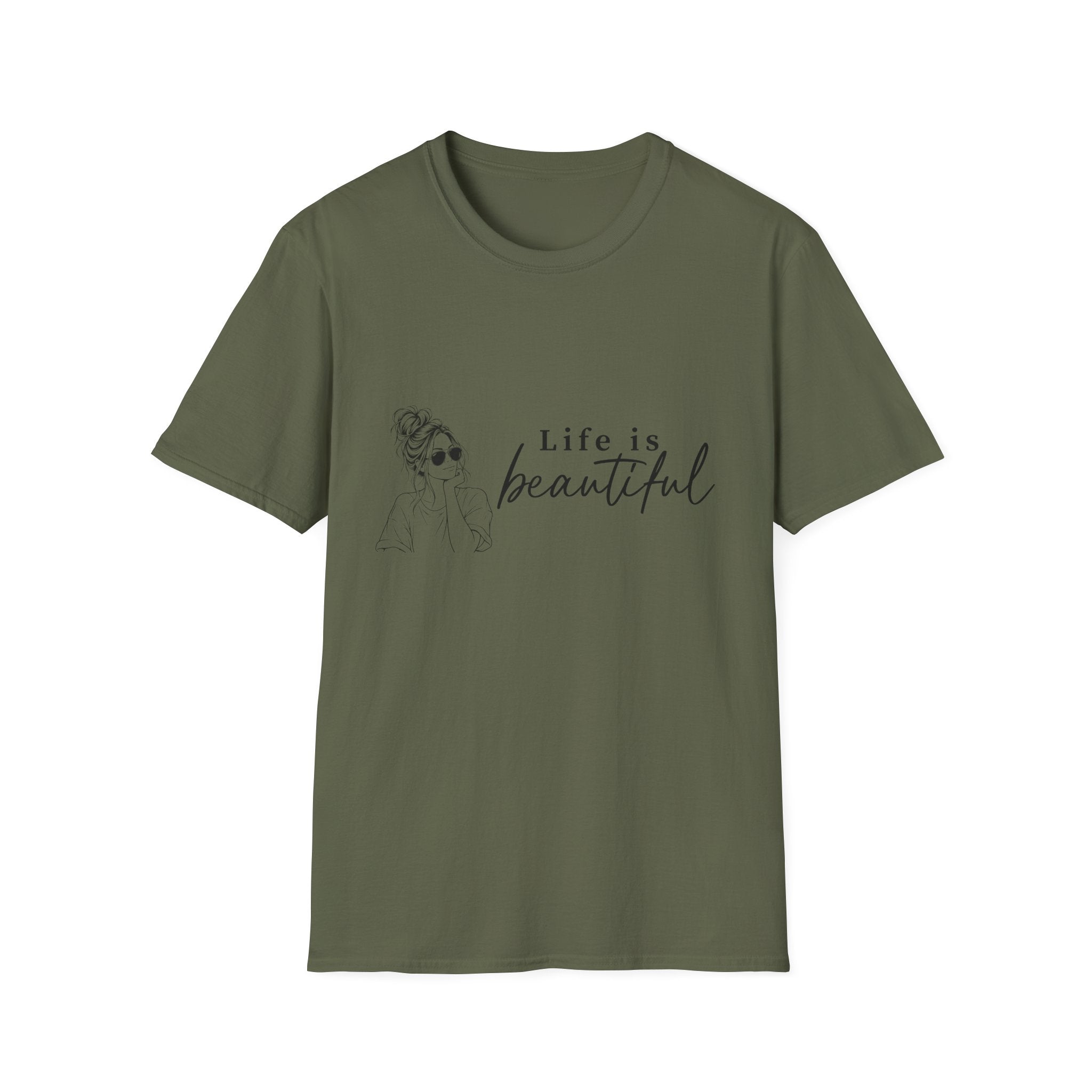 Life Is Beautiful Tee — Woman Graphic T‑Shirt