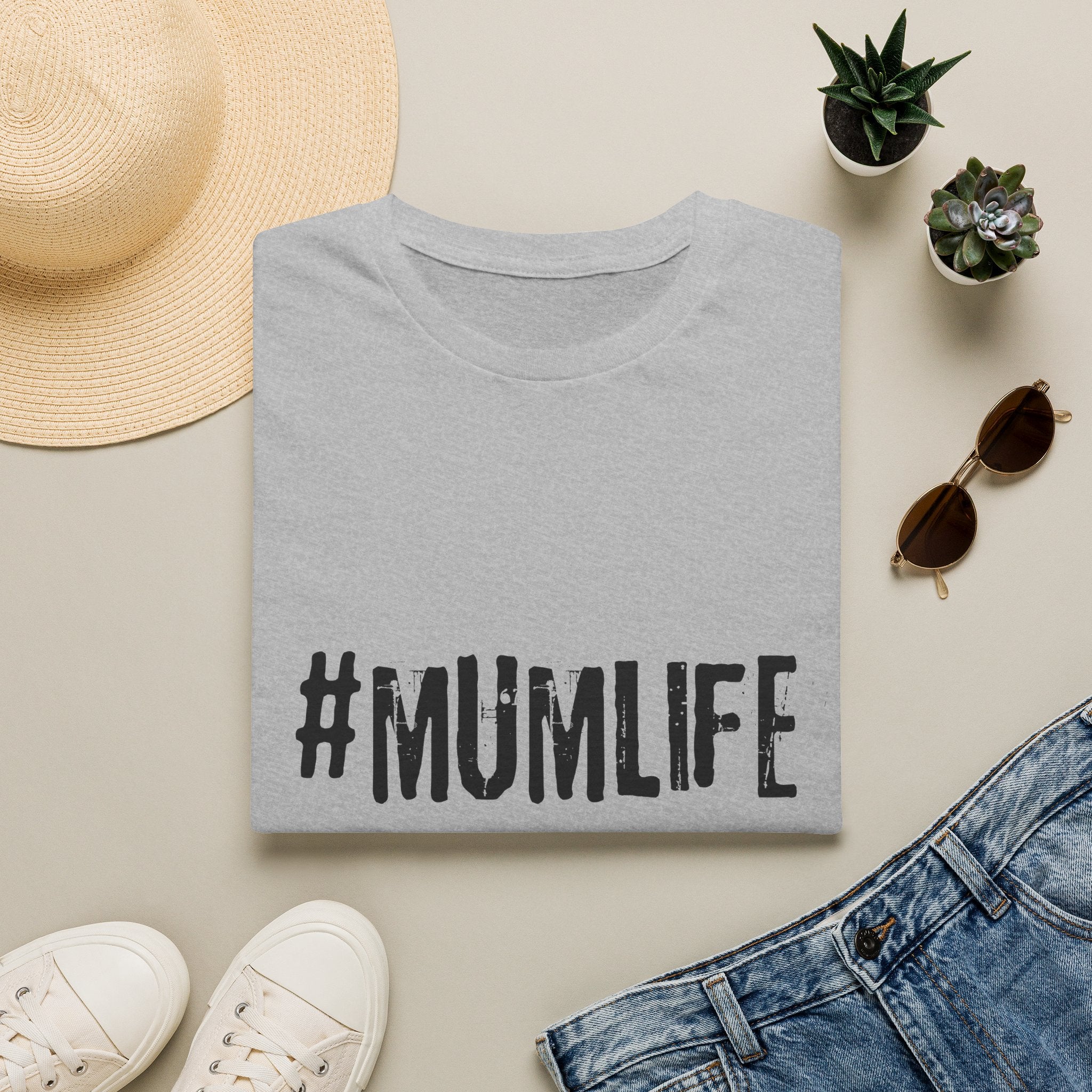#MumLife T‑Shirt — Funny Mom Graphic Tee for Mother's Day & Everyday Wear