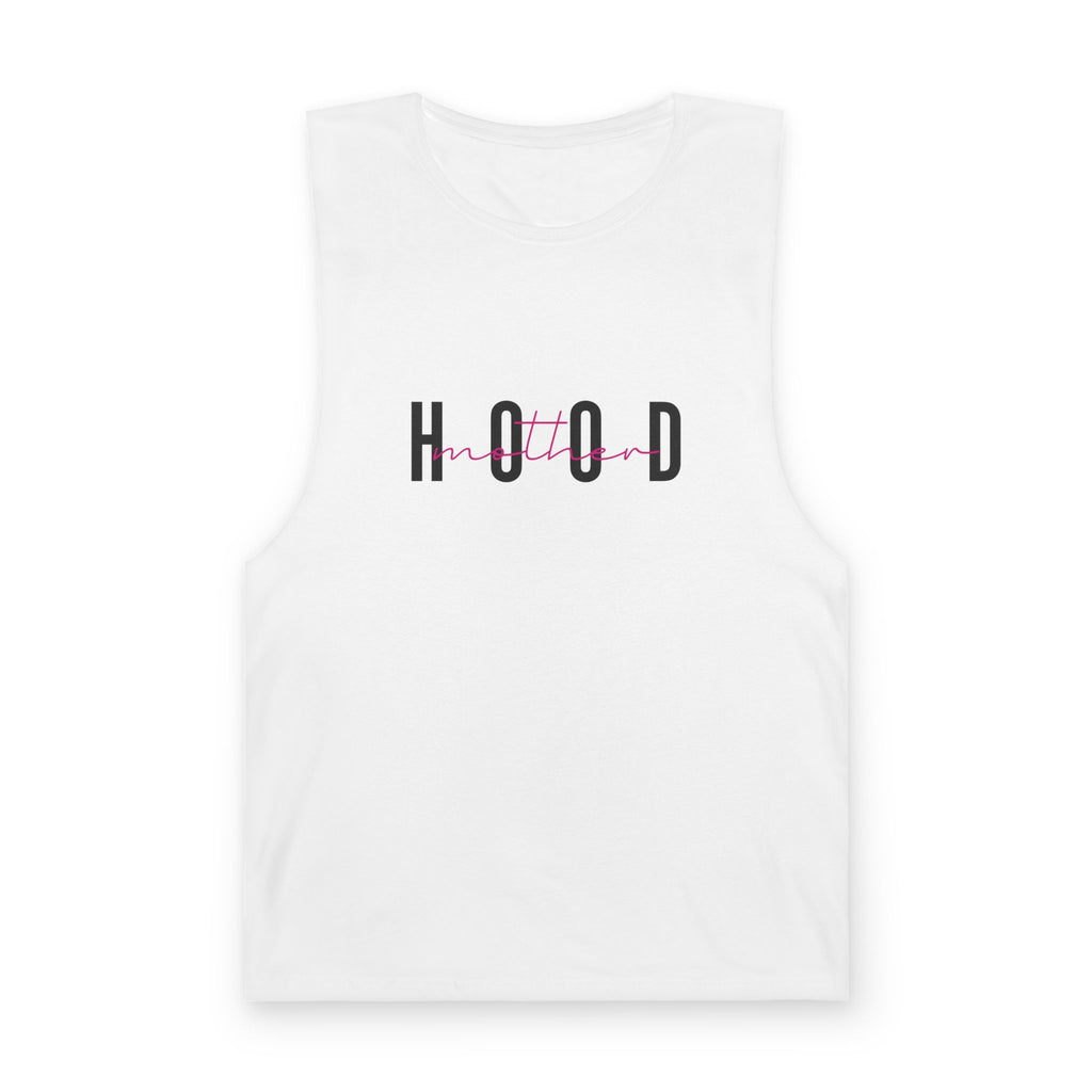 Mother-HOOD Tank Top — Minimal Streetwear Graphic Muscle Tee