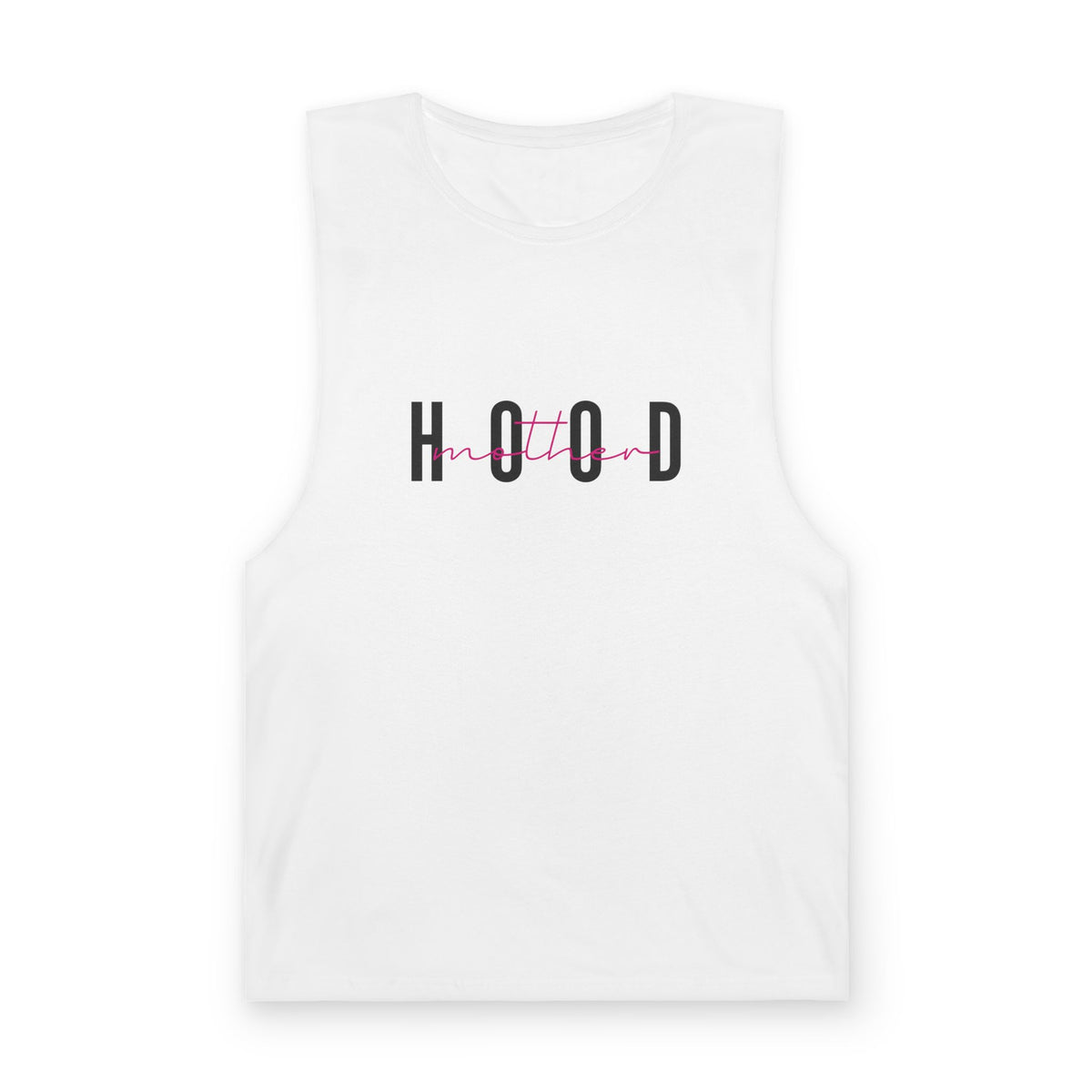 Mother-HOOD Tank Top — Minimal Streetwear Graphic Muscle Tee