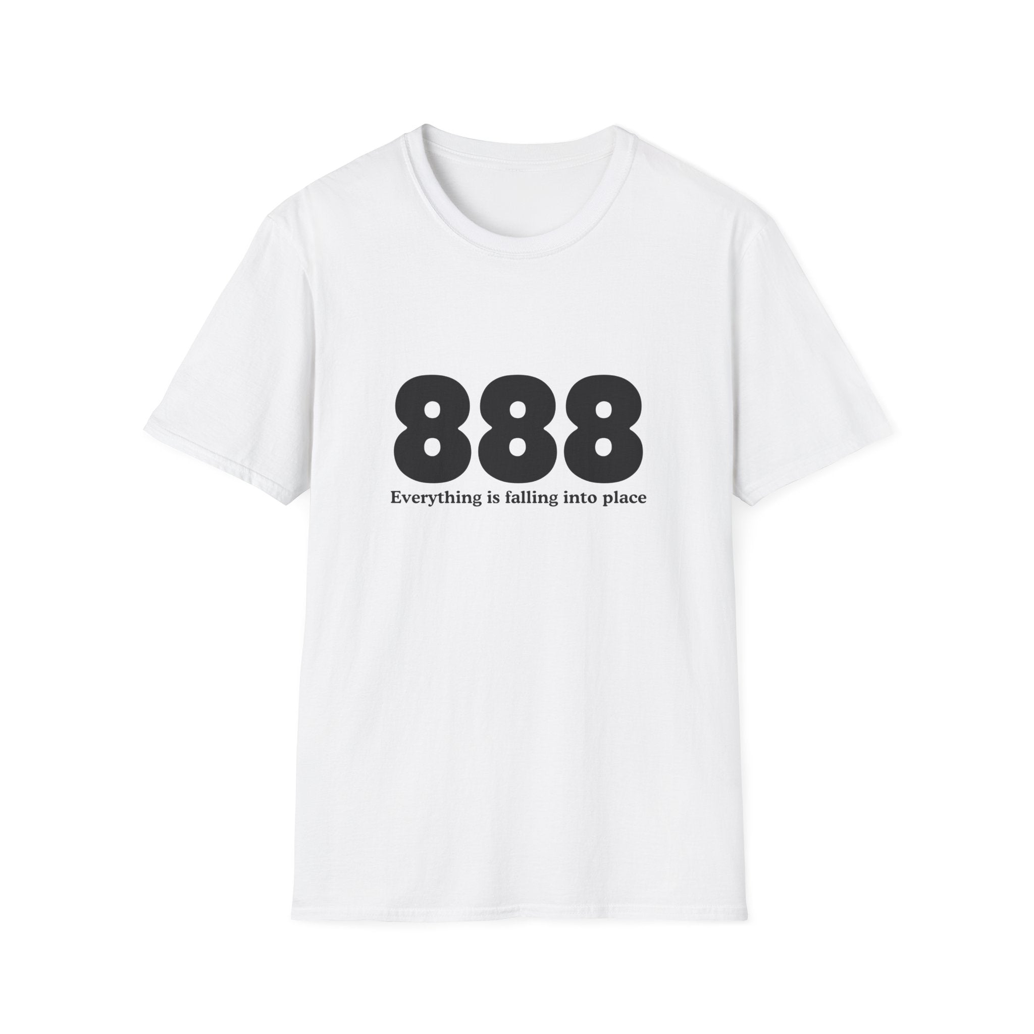 888 T-Shirt — "Everything is falling into place" Inspirational Numerology Tee