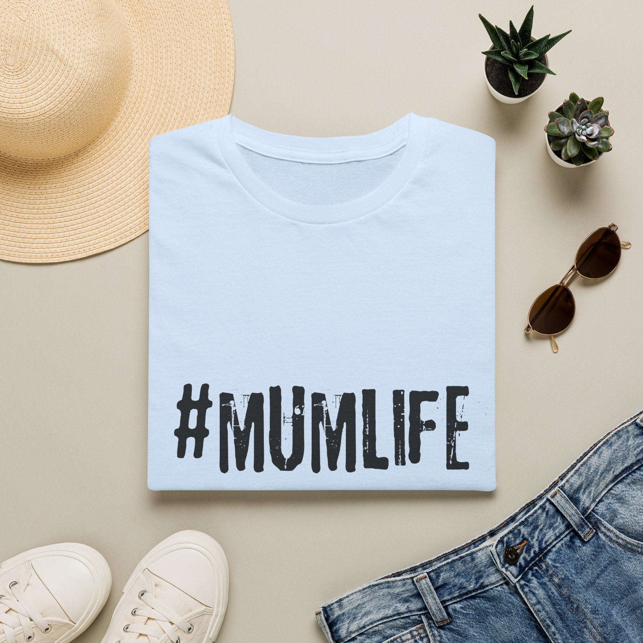 #MumLife T‑Shirt — Funny Mom Graphic Tee for Mother's Day & Everyday Wear