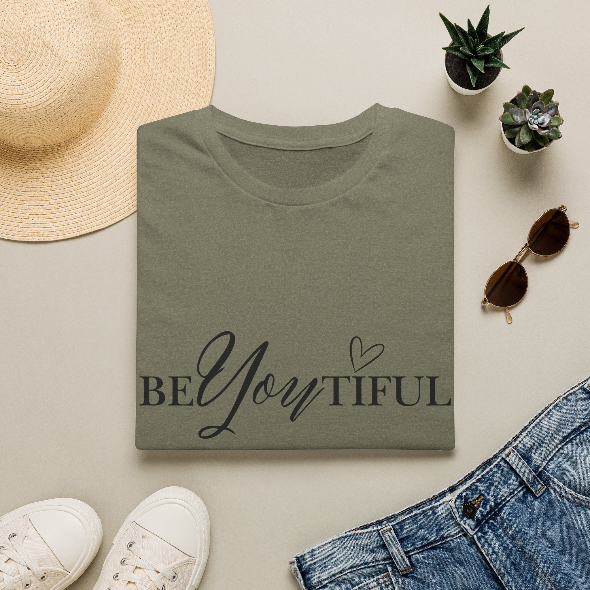 BeYoutiful Graphic Tee — 'BeYoutiful' Inspirational Women's T-Shirt