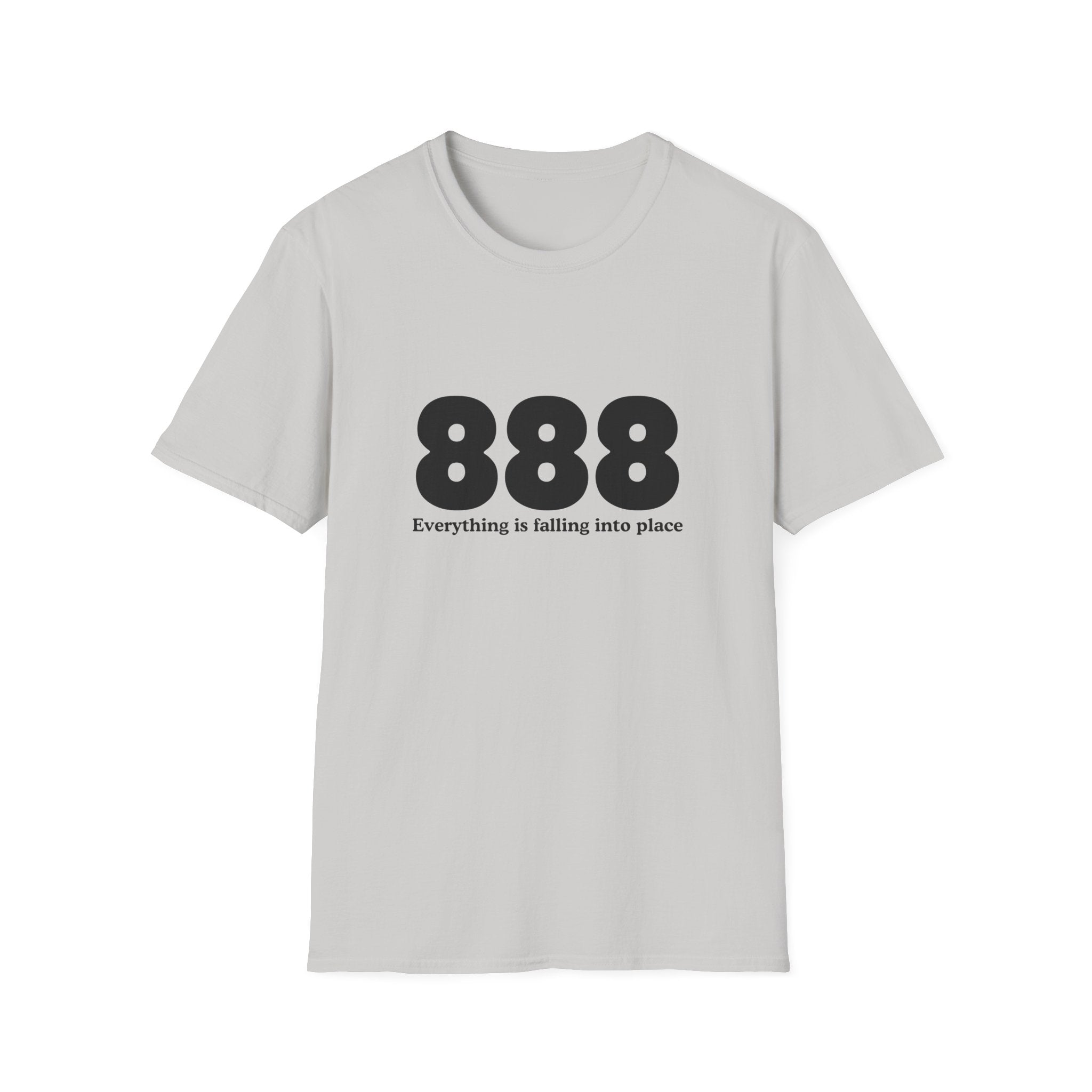 888 T-Shirt — "Everything is falling into place" Inspirational Numerology Tee