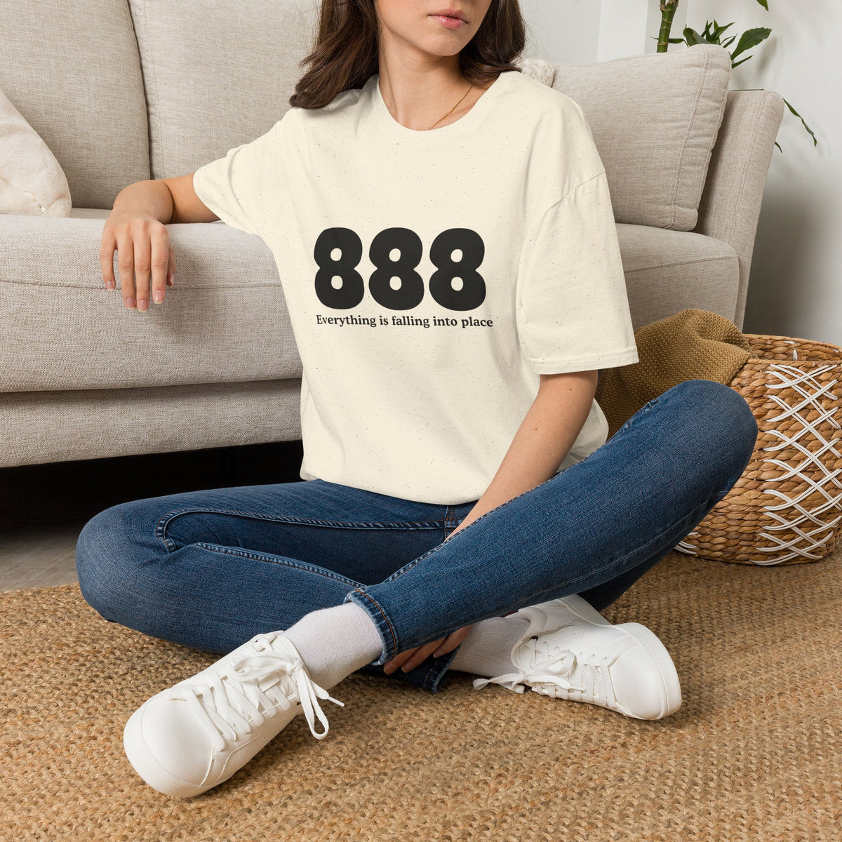 888 T-Shirt — "Everything is falling into place" Inspirational Numerology Tee