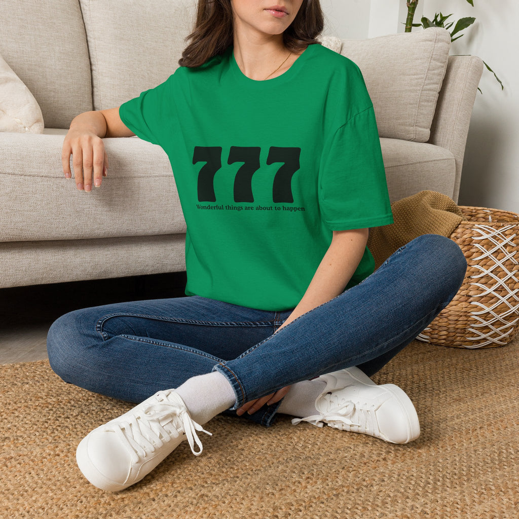 777 Lucky Number T-Shirt — Positive Vibes Graphic Tee