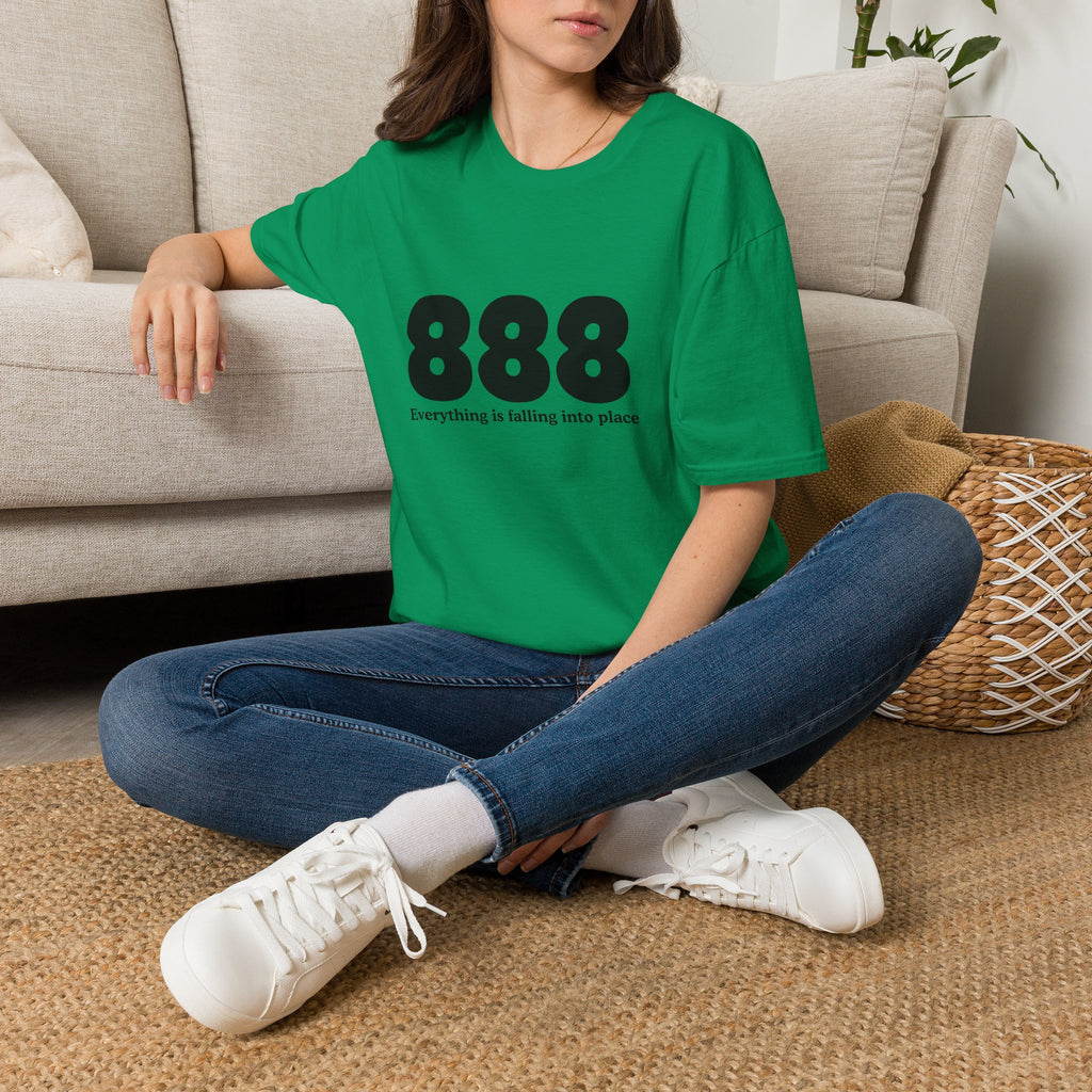 888 T-Shirt — "Everything is falling into place" Inspirational Numerology Tee