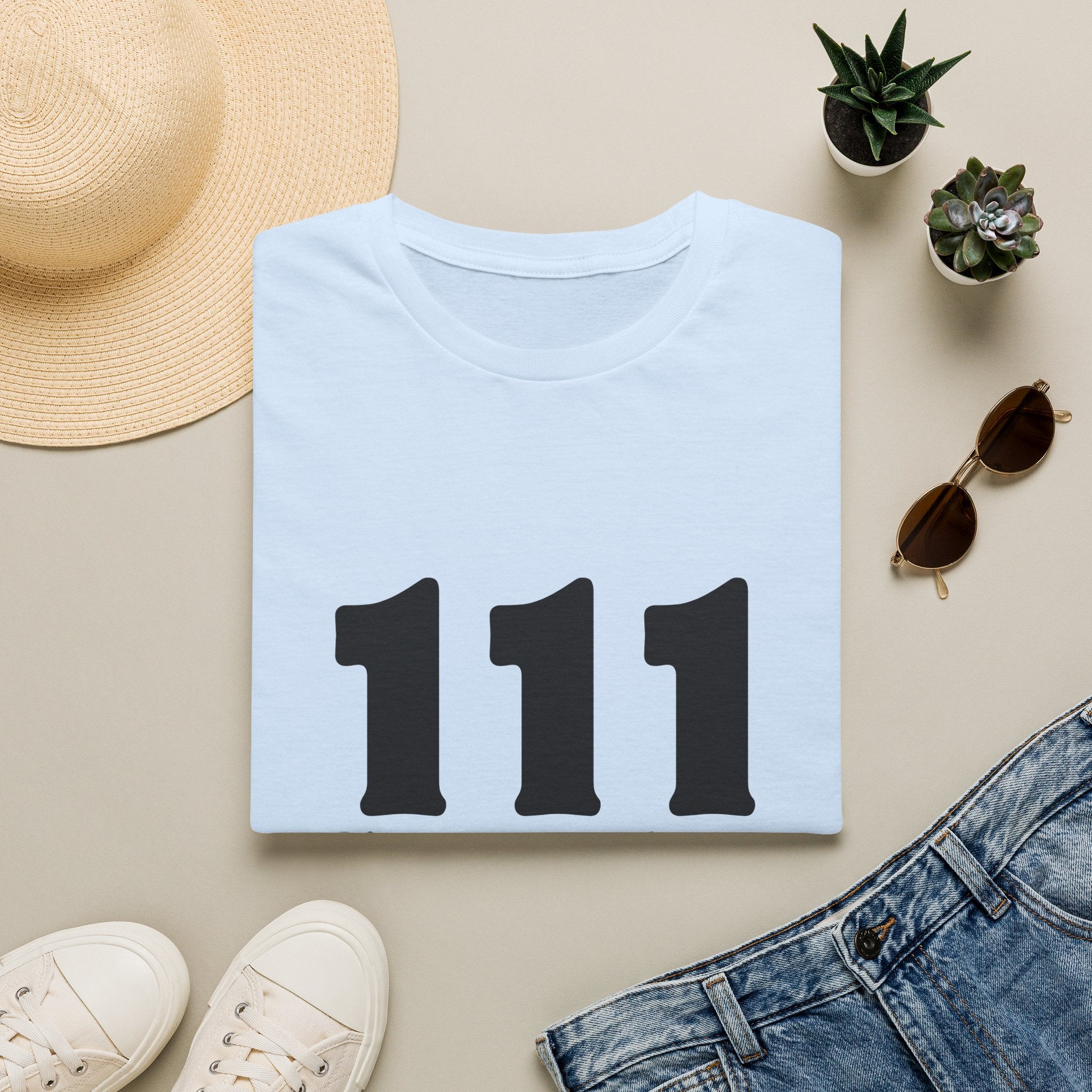 111 Listen to Your Heart T‑Shirt — Angel Number 111 Spiritual Tee