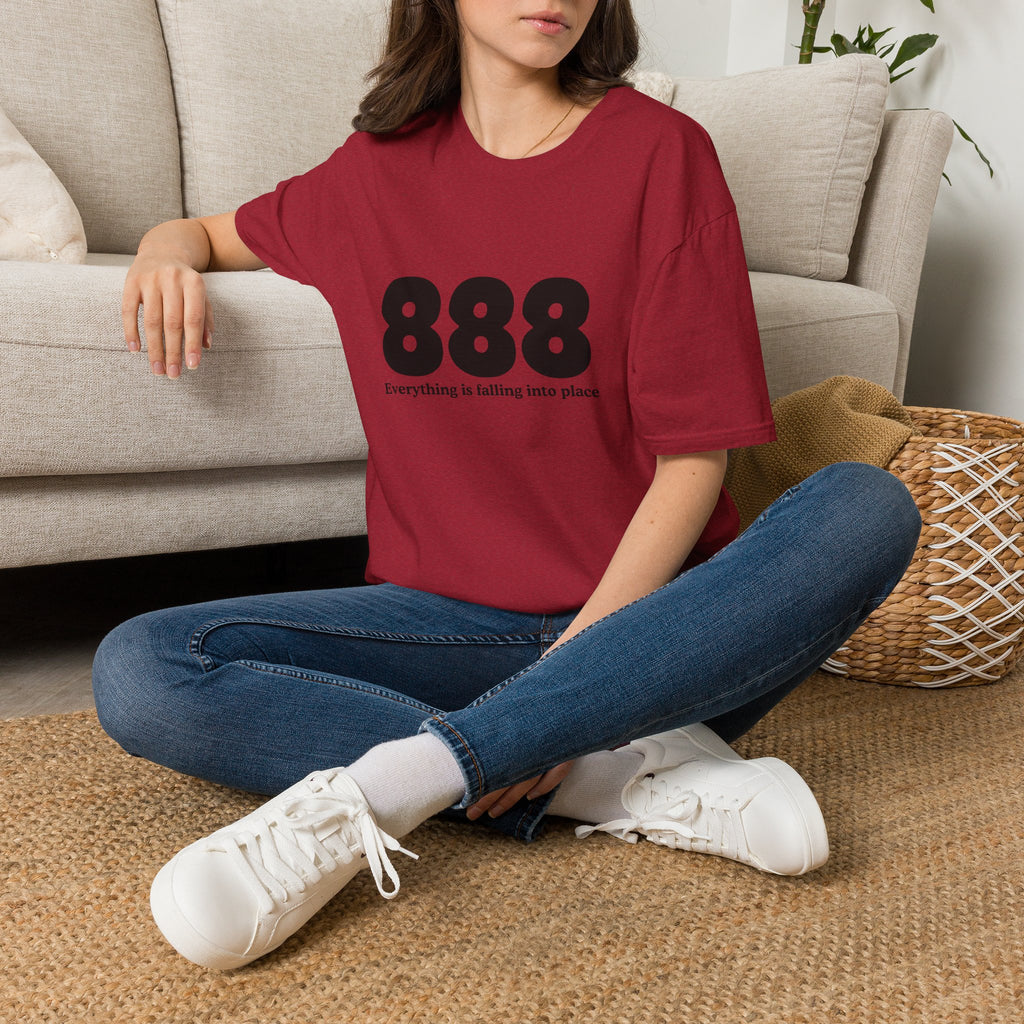 888 T-Shirt — "Everything is falling into place" Inspirational Numerology Tee