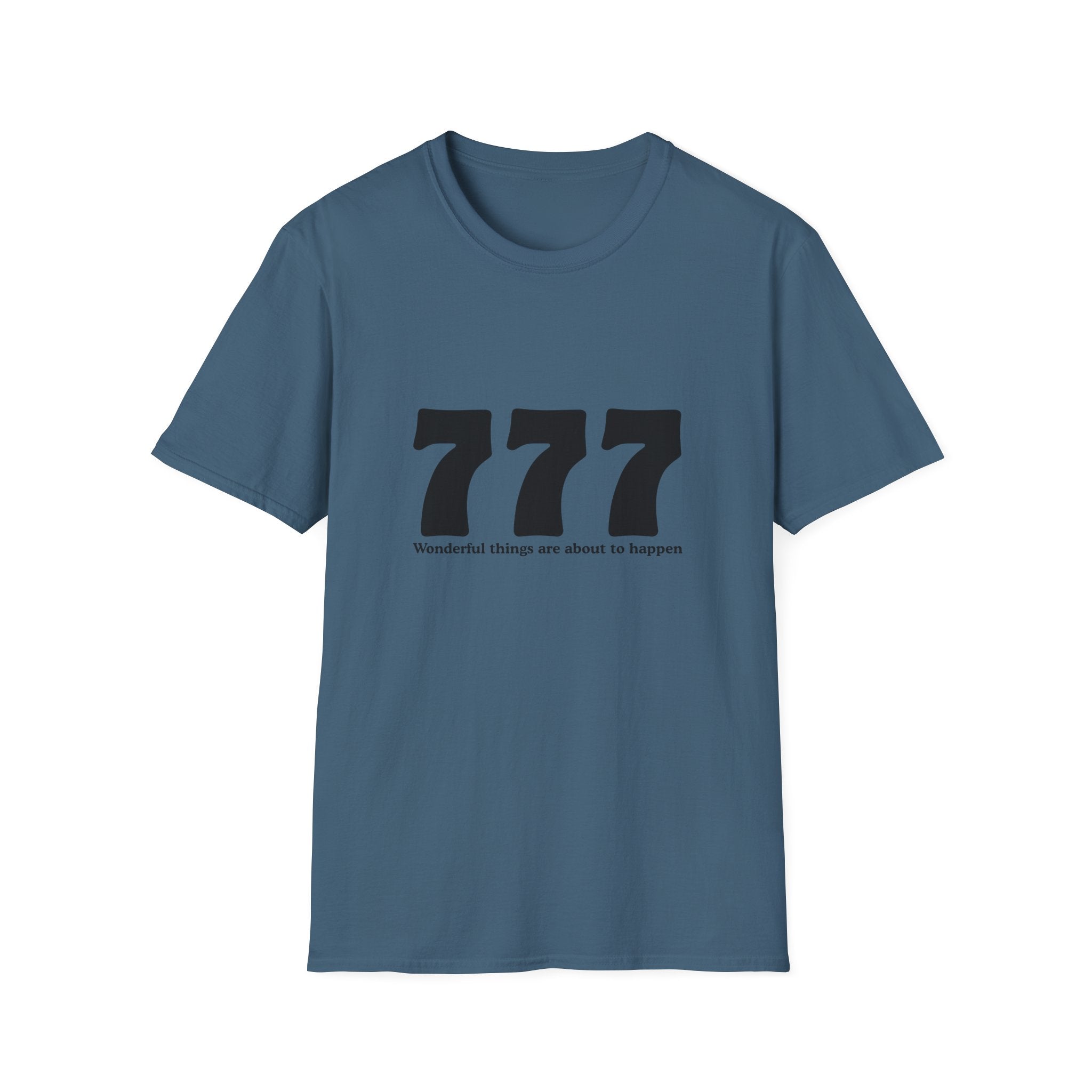 777 Lucky Number T-Shirt — Positive Vibes Graphic Tee
