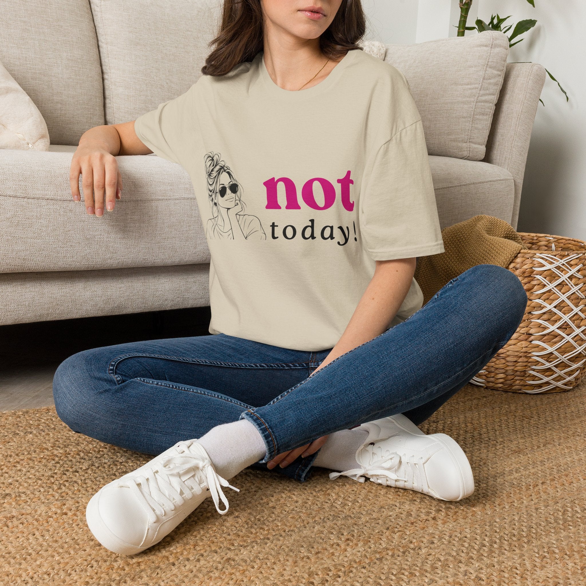 Not Today T‑Shirt — Funny Casual Graphic Tee for Relaxed Vibes