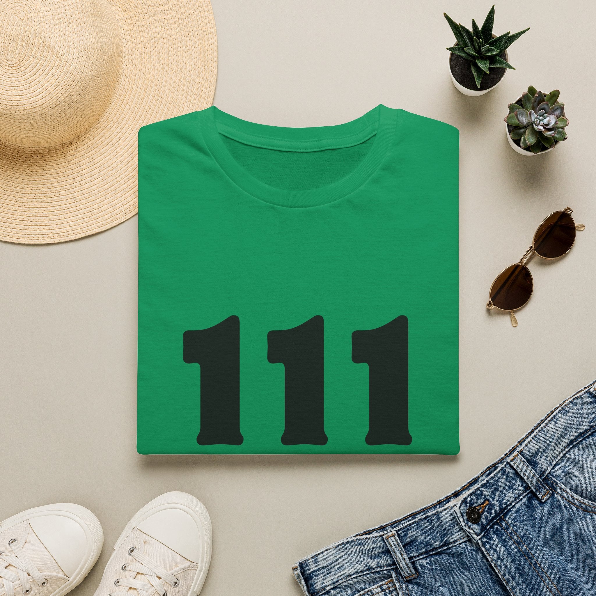 111 Listen to Your Heart T‑Shirt — Angel Number 111 Spiritual Tee