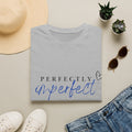 Perfectly Imperfect T‑Shirt — Inspirational Script Tee with Heart