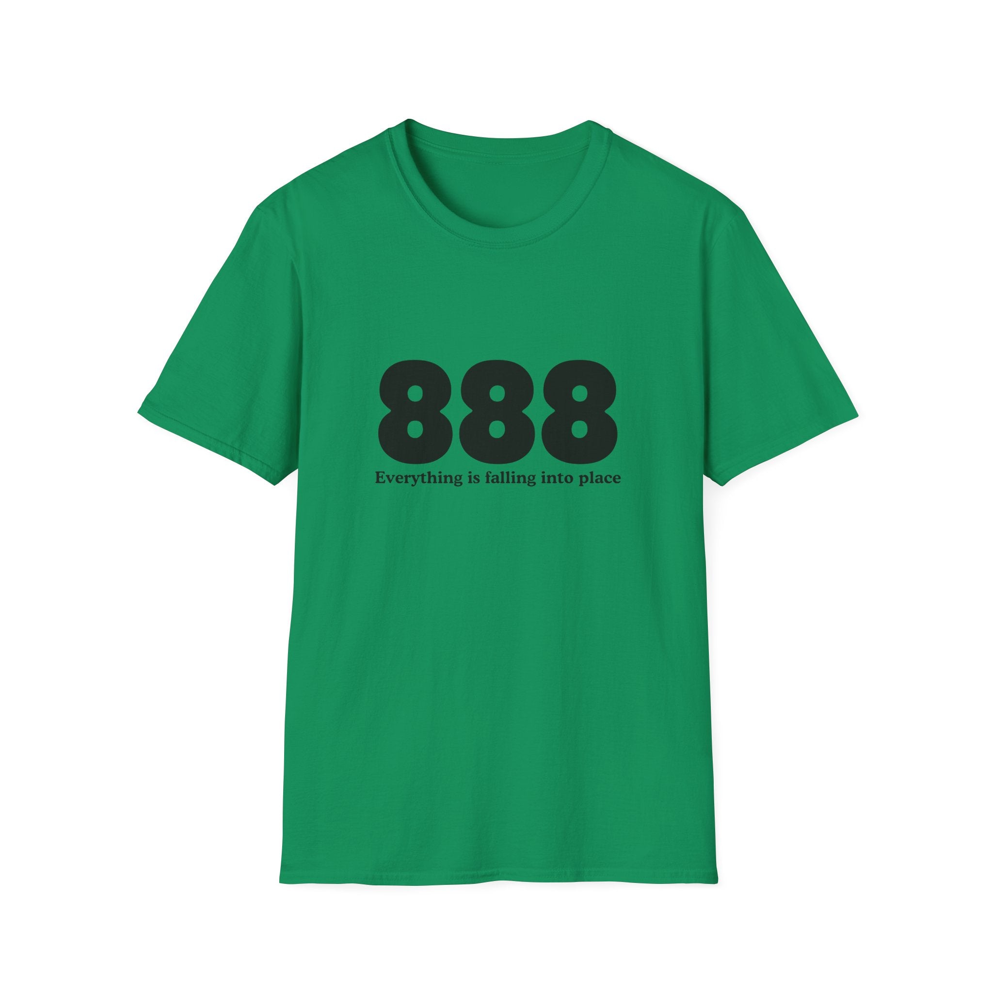 888 T-Shirt — "Everything is falling into place" Inspirational Numerology Tee