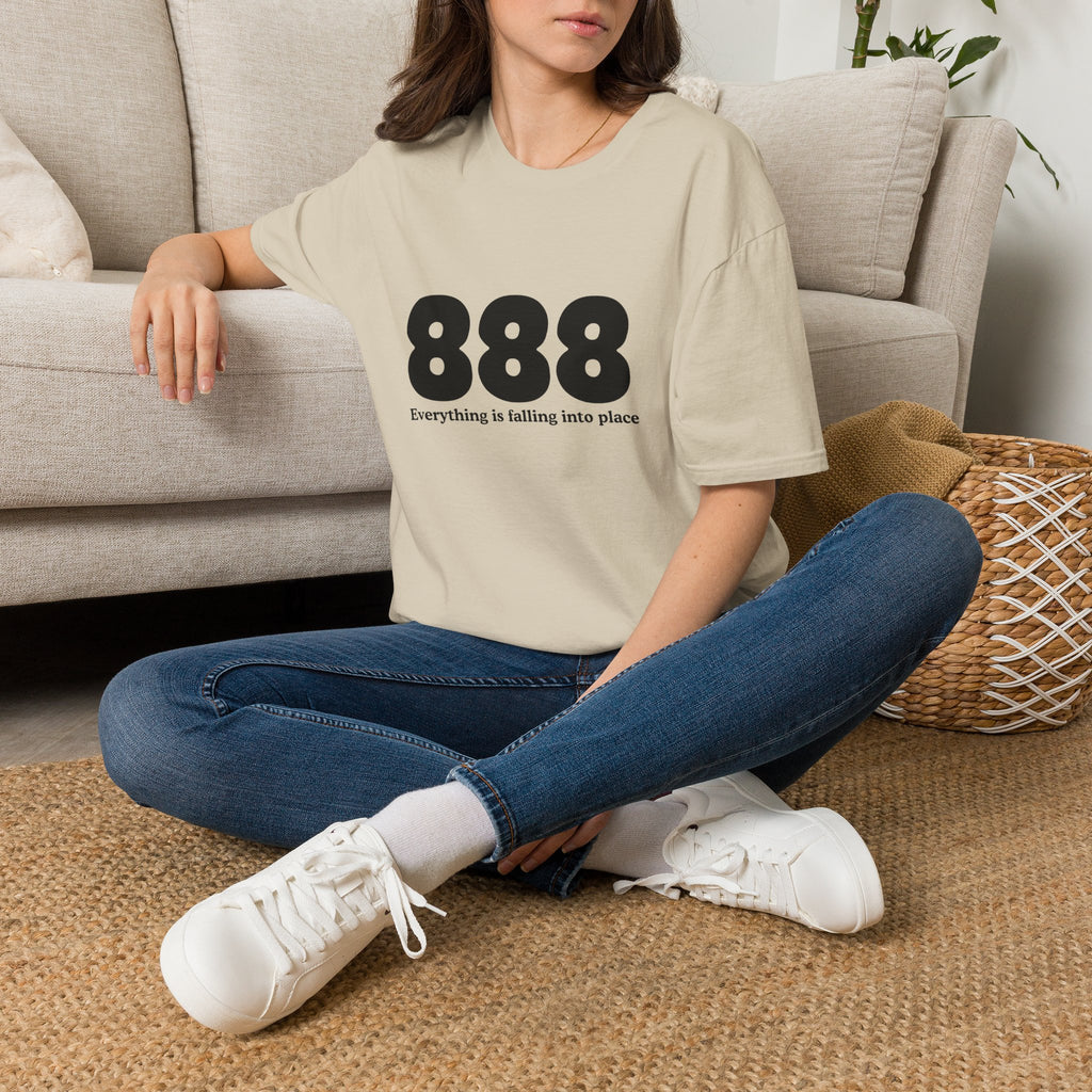 888 T-Shirt — "Everything is falling into place" Inspirational Numerology Tee