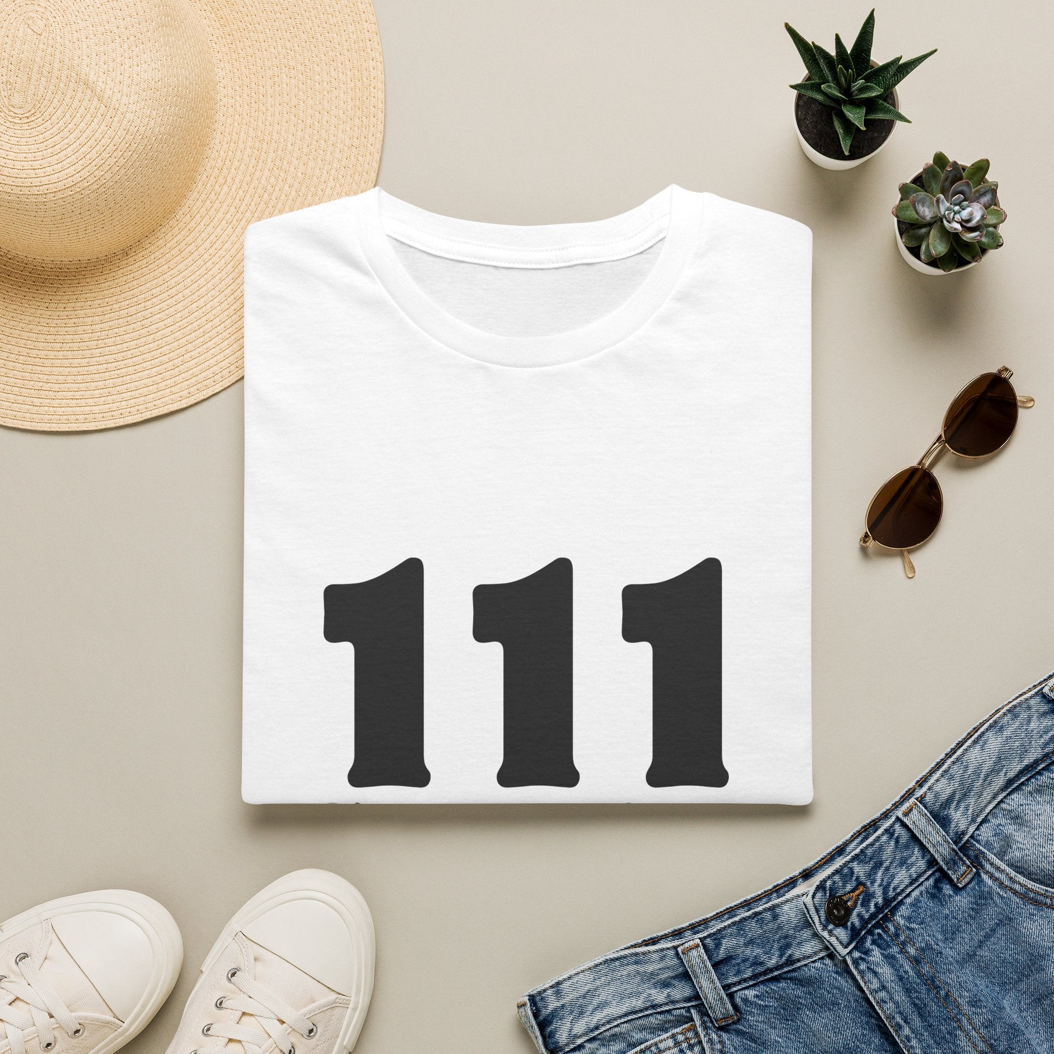 111 Listen to Your Heart T‑Shirt — Angel Number 111 Spiritual Tee