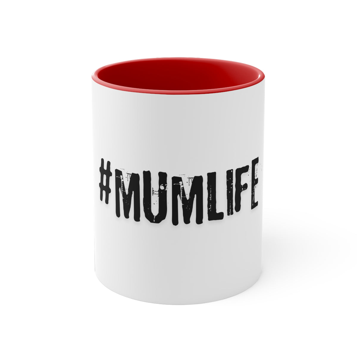 #MumLife Accent Mug — Funny Mum Coffee Cup
