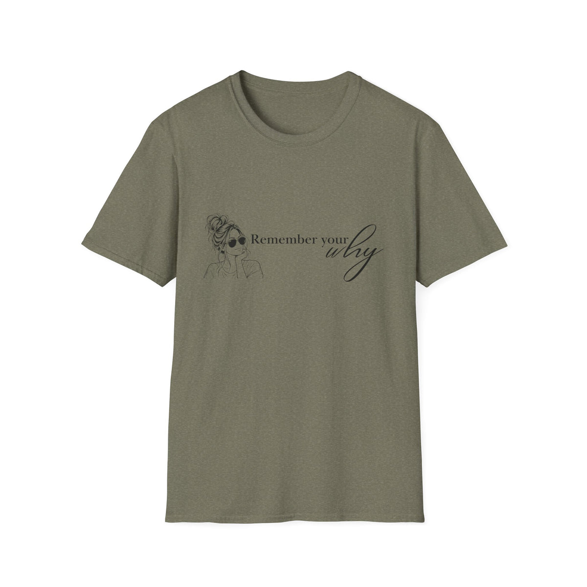 Remember Your Why T-Shirt — Inspirational Graphic Tee