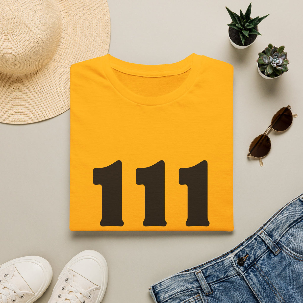 111 Listen to Your Heart T‑Shirt — Angel Number 111 Spiritual Tee