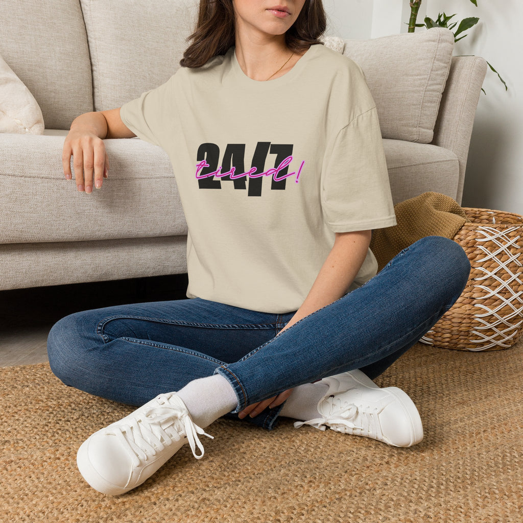 T-Shirt — "24/7 Tired" Graphic Tee