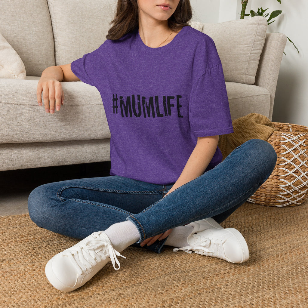 #MumLife T‑Shirt — Funny Mom Graphic Tee for Mother's Day & Everyday Wear
