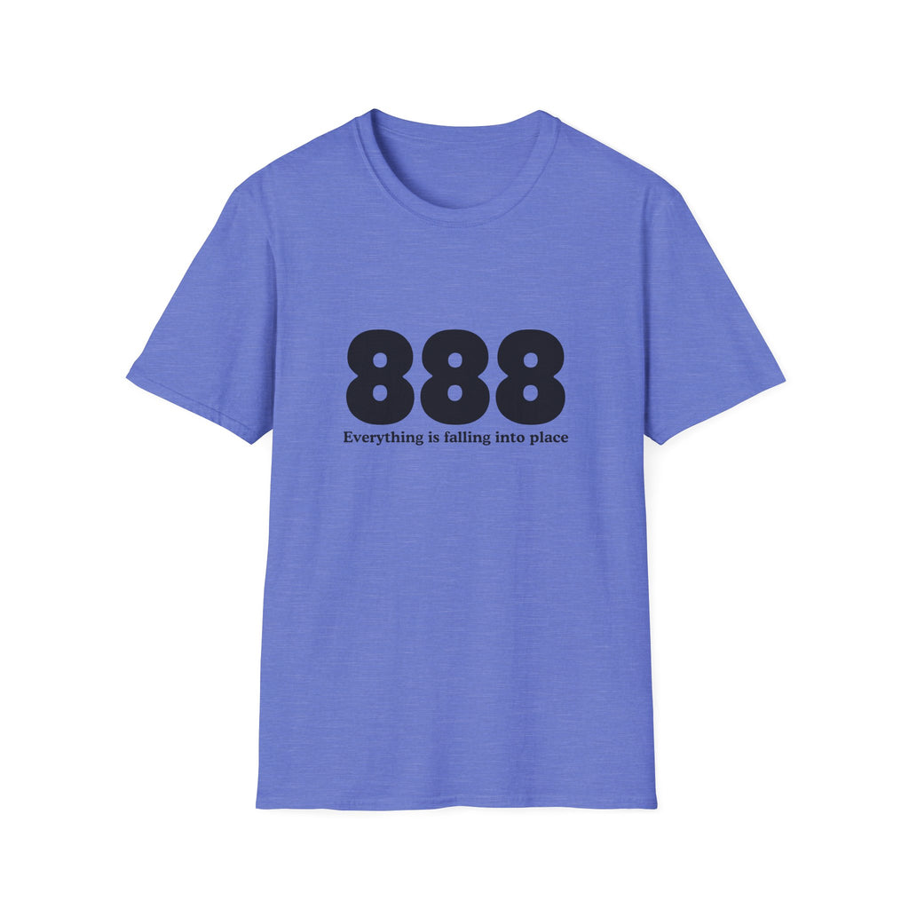 888 T-Shirt — "Everything is falling into place" Inspirational Numerology Tee