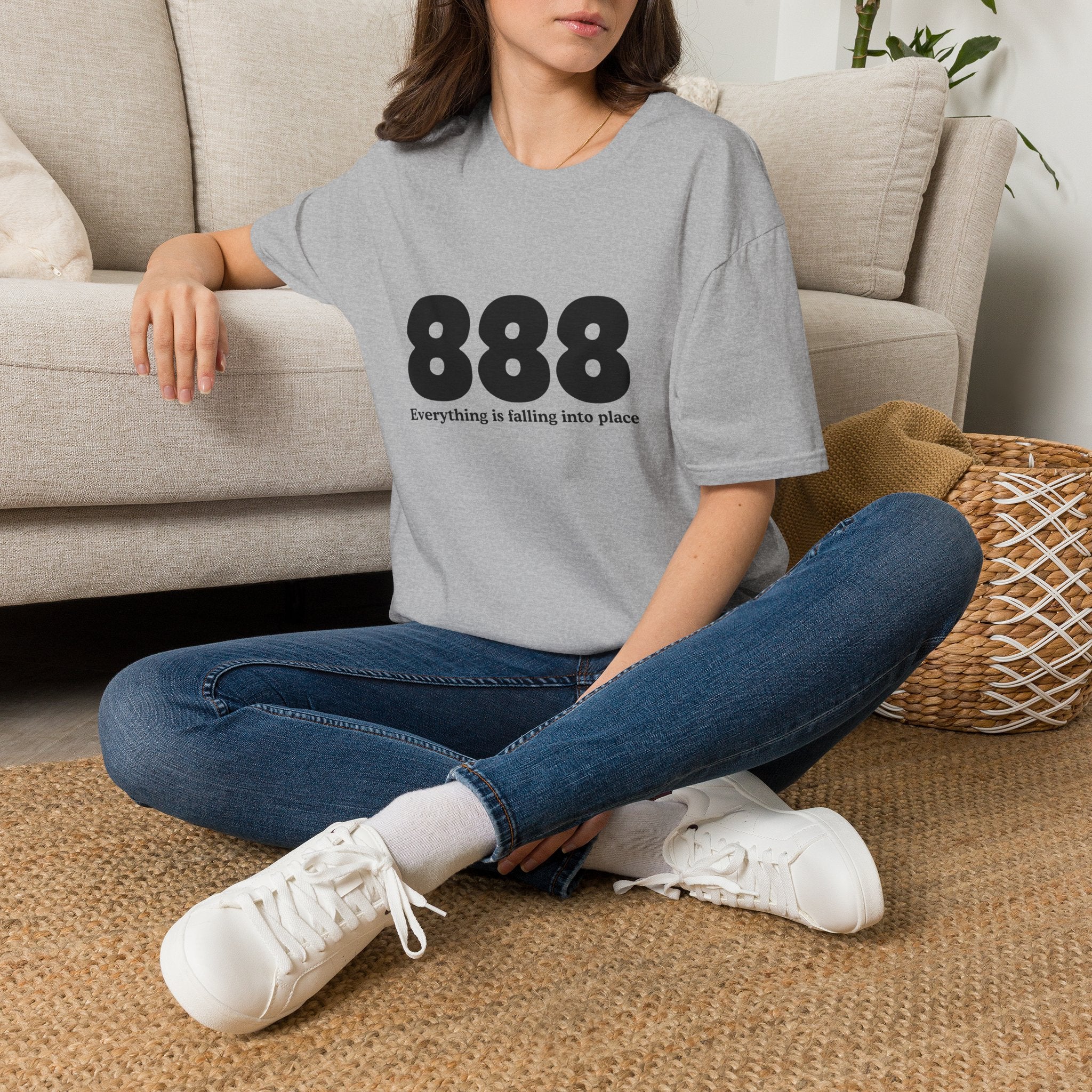 888 T-Shirt — "Everything is falling into place" Inspirational Numerology Tee